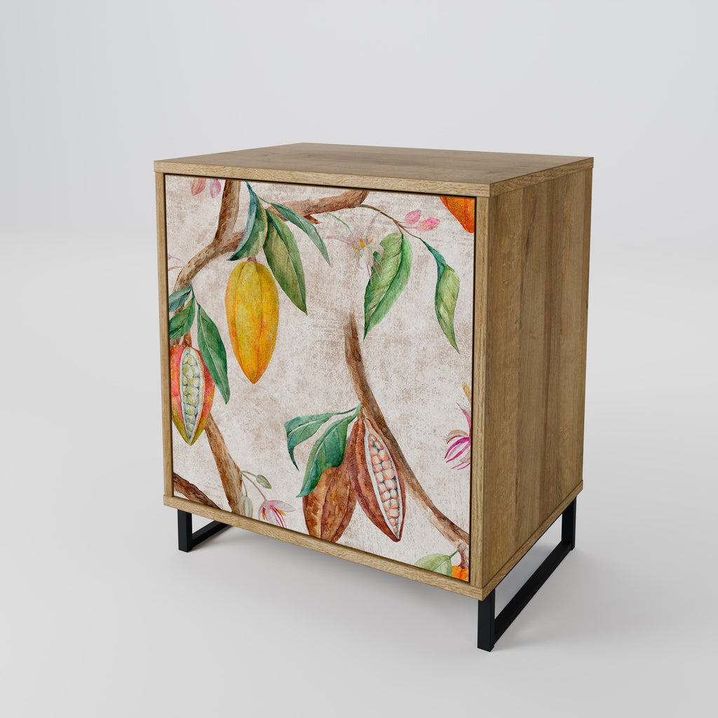 COCOA FRUITS Sideboard mit 1 Tür in Eiche-Optik