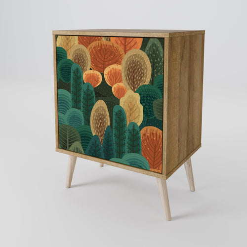 AUTUMN KALEIDOSCOPE Sideboard mit 1 Tür in Eiche-Optik