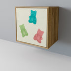 GUMMY BEARS Sideboard mit 1 Tür in Eiche-Optik