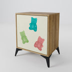 GUMMY BEARS Sideboard mit 1 Tür in Eiche-Optik