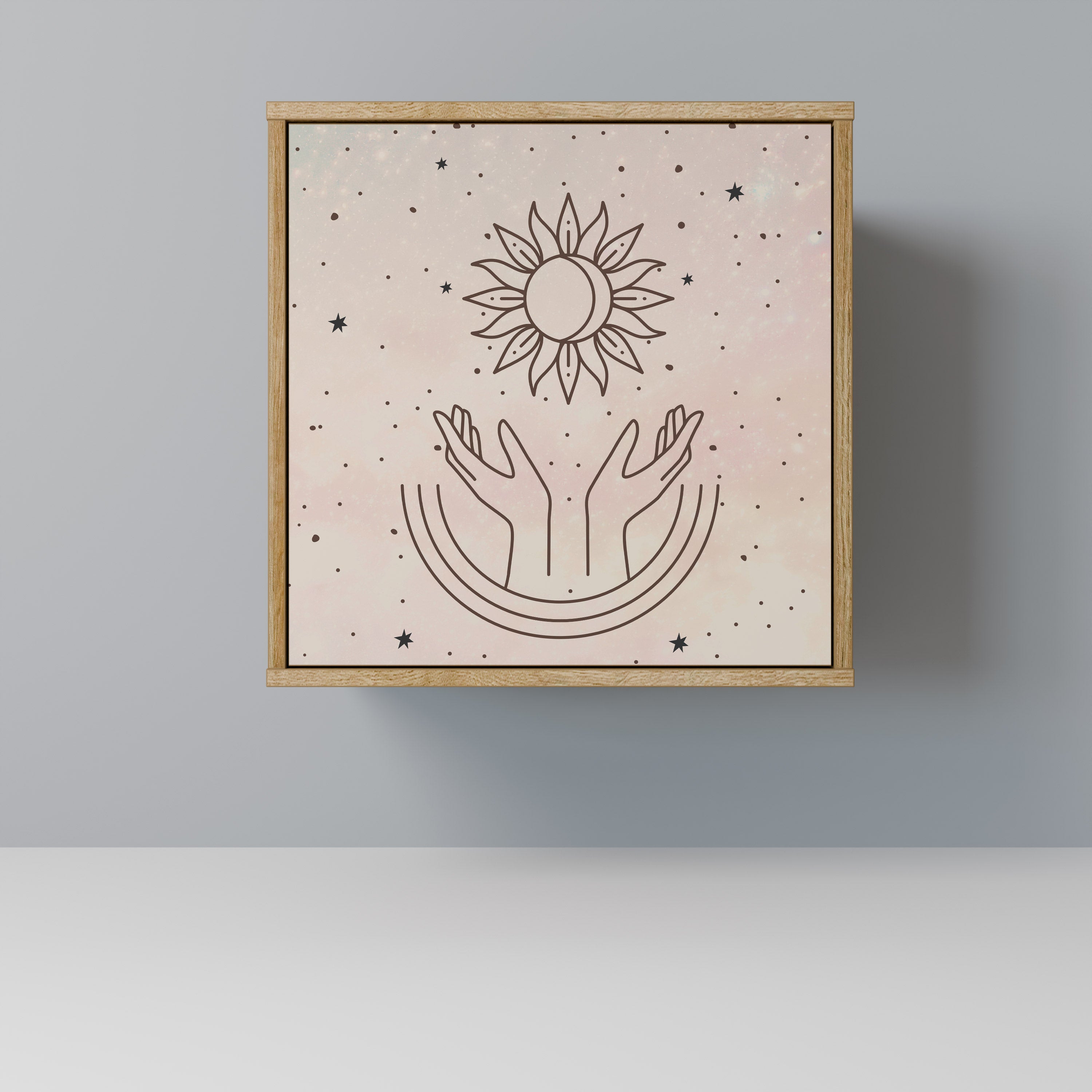 DELICATE BEAUTY Sideboard mit 1 Tür in Eiche-Optik