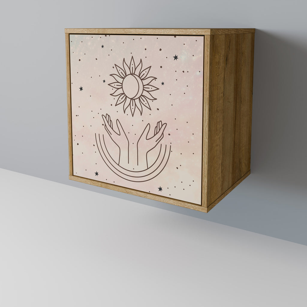 DELICATE BEAUTY Sideboard mit 1 Tür in Eiche-Optik