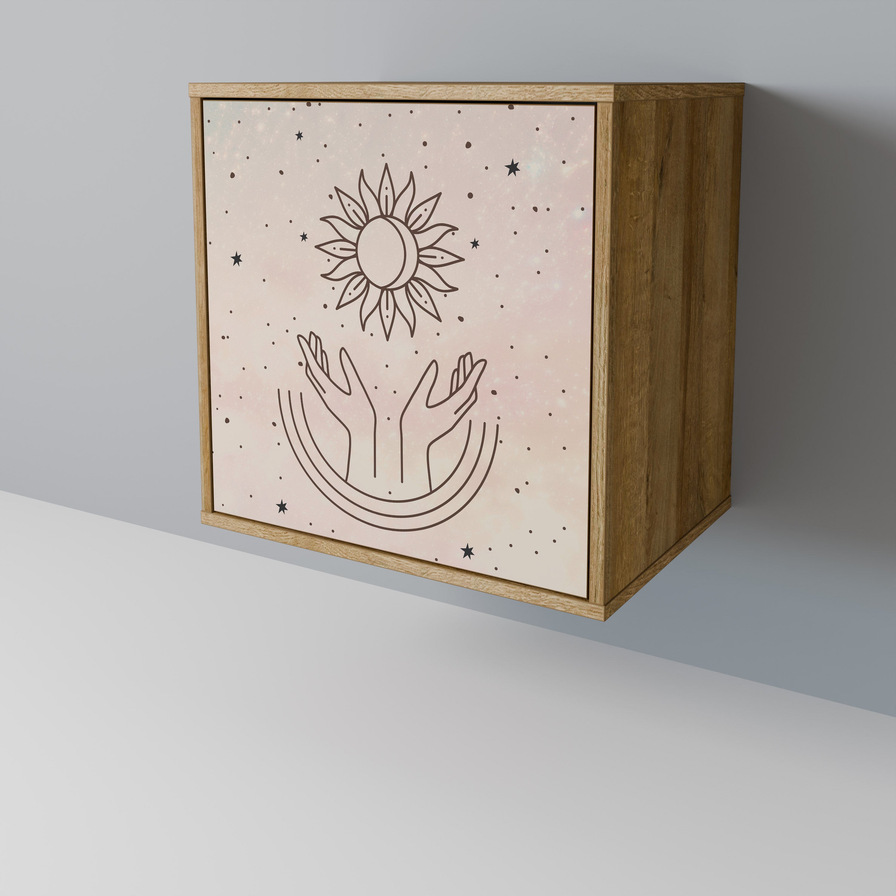 DELICATE BEAUTY Sideboard mit 1 Tür in Eiche-Optik