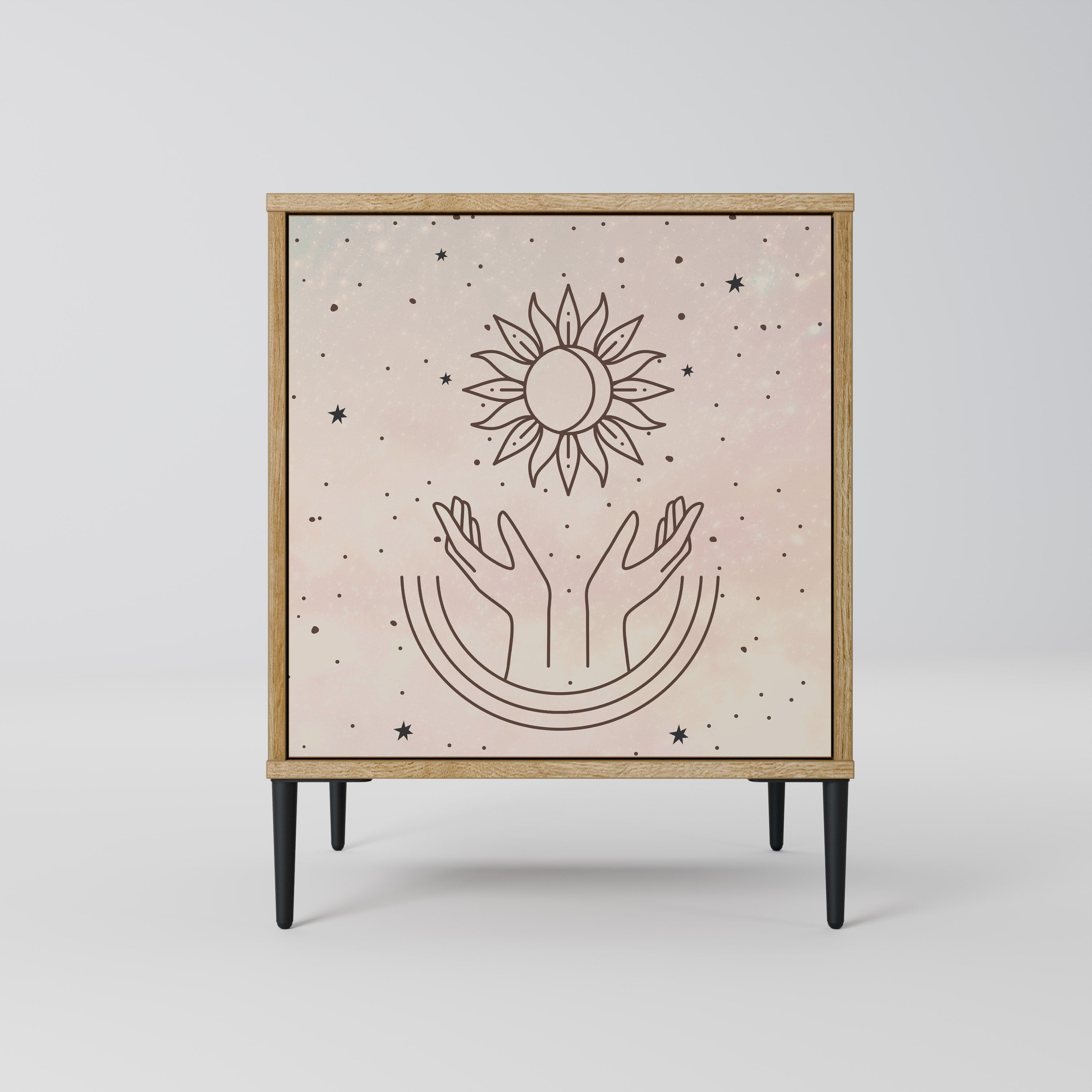 DELICATE BEAUTY Sideboard mit 1 Tür in Eiche-Optik