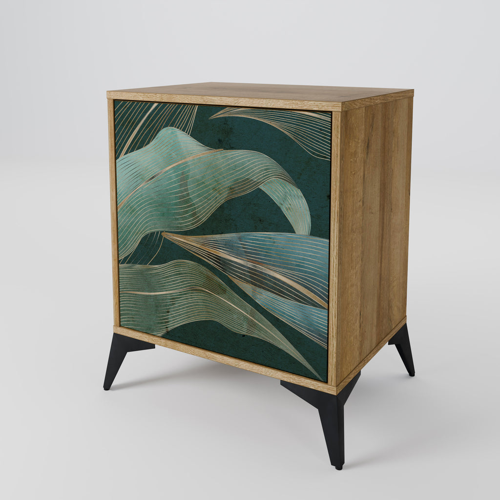 ROYAL GREEN Sideboard mit 1 Tür in Eiche-Optik