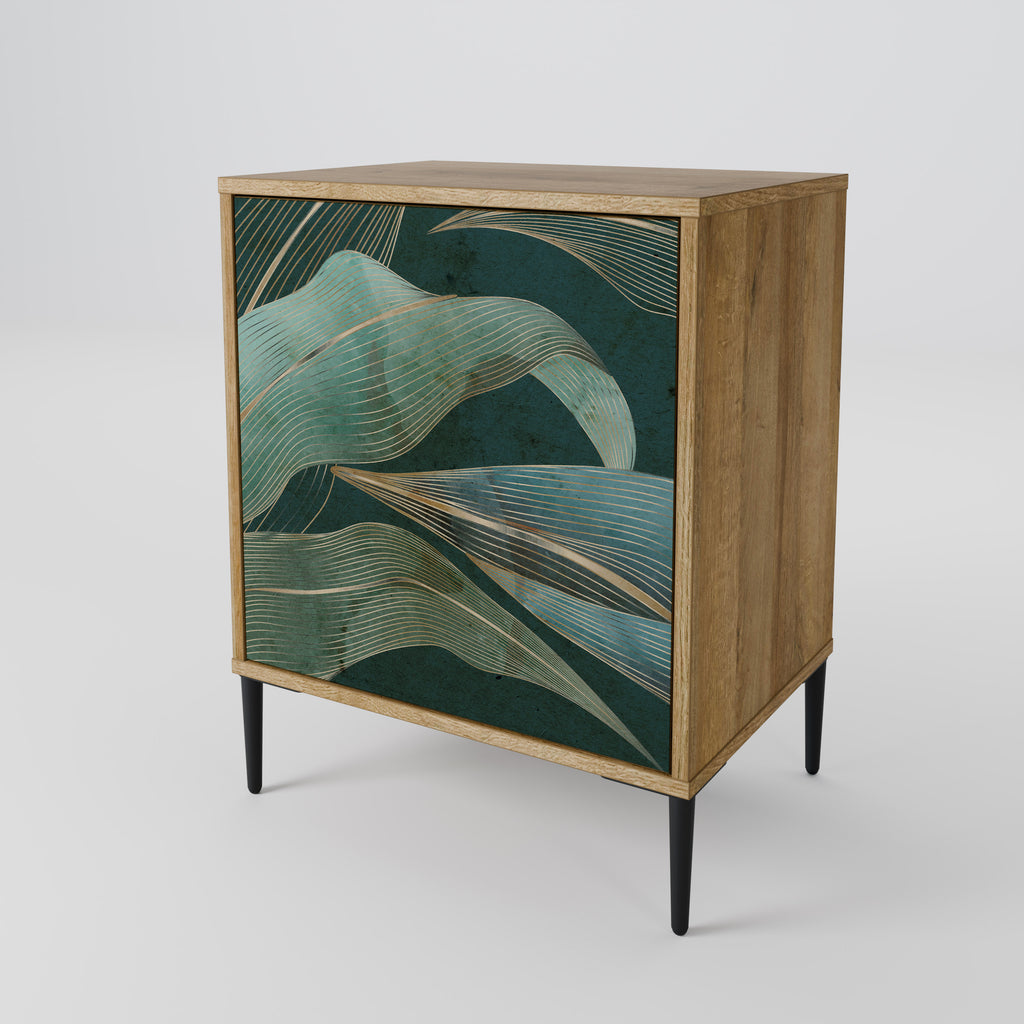 ROYAL GREEN Sideboard mit 1 Tür in Eiche-Optik