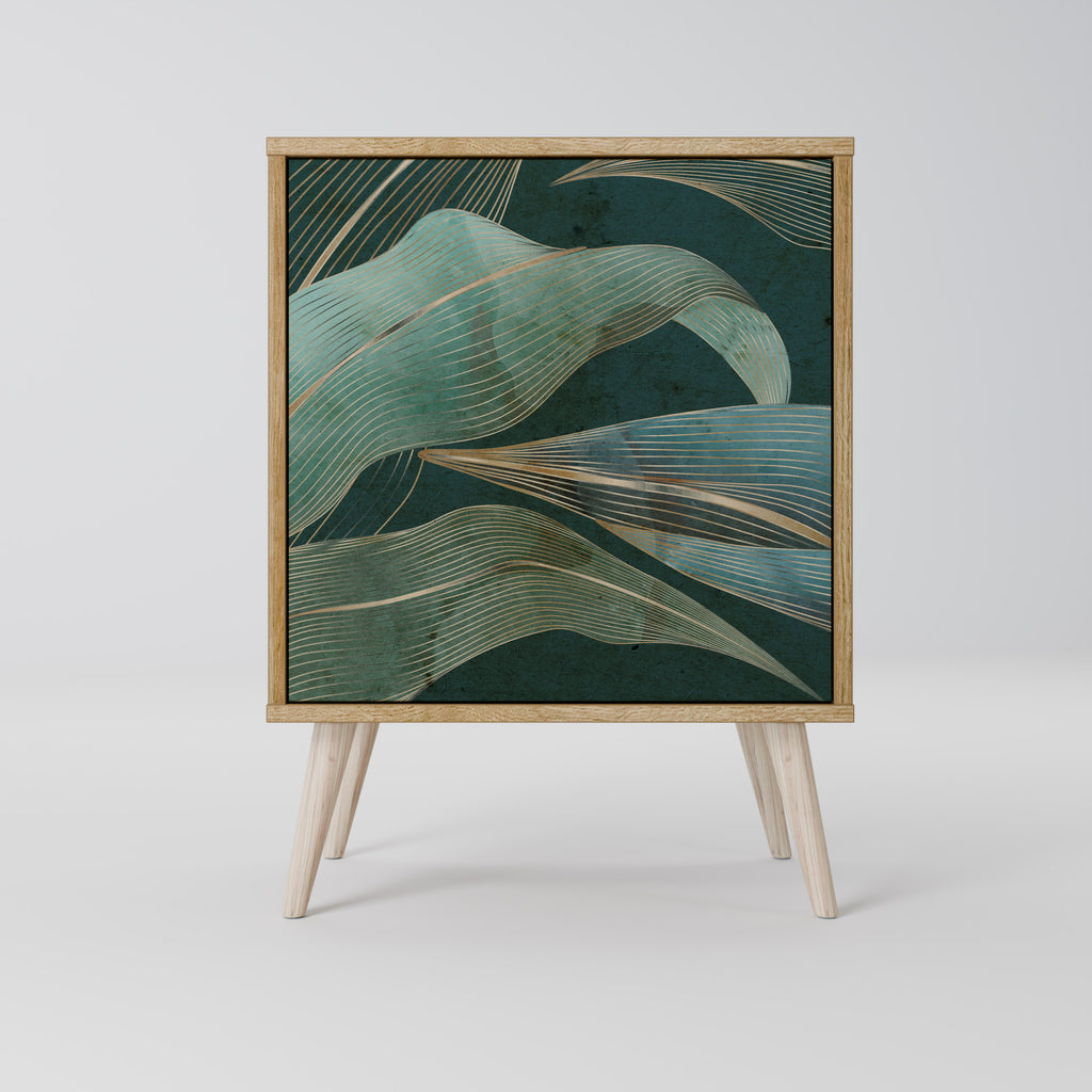 ROYAL GREEN Sideboard mit 1 Tür in Eiche-Optik