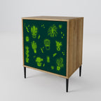 DESERT GREEN Sideboard mit 1 Tür in Eiche-Optik