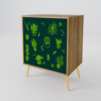 DESERT GREEN Sideboard mit 1 Tür in Eiche-Optik