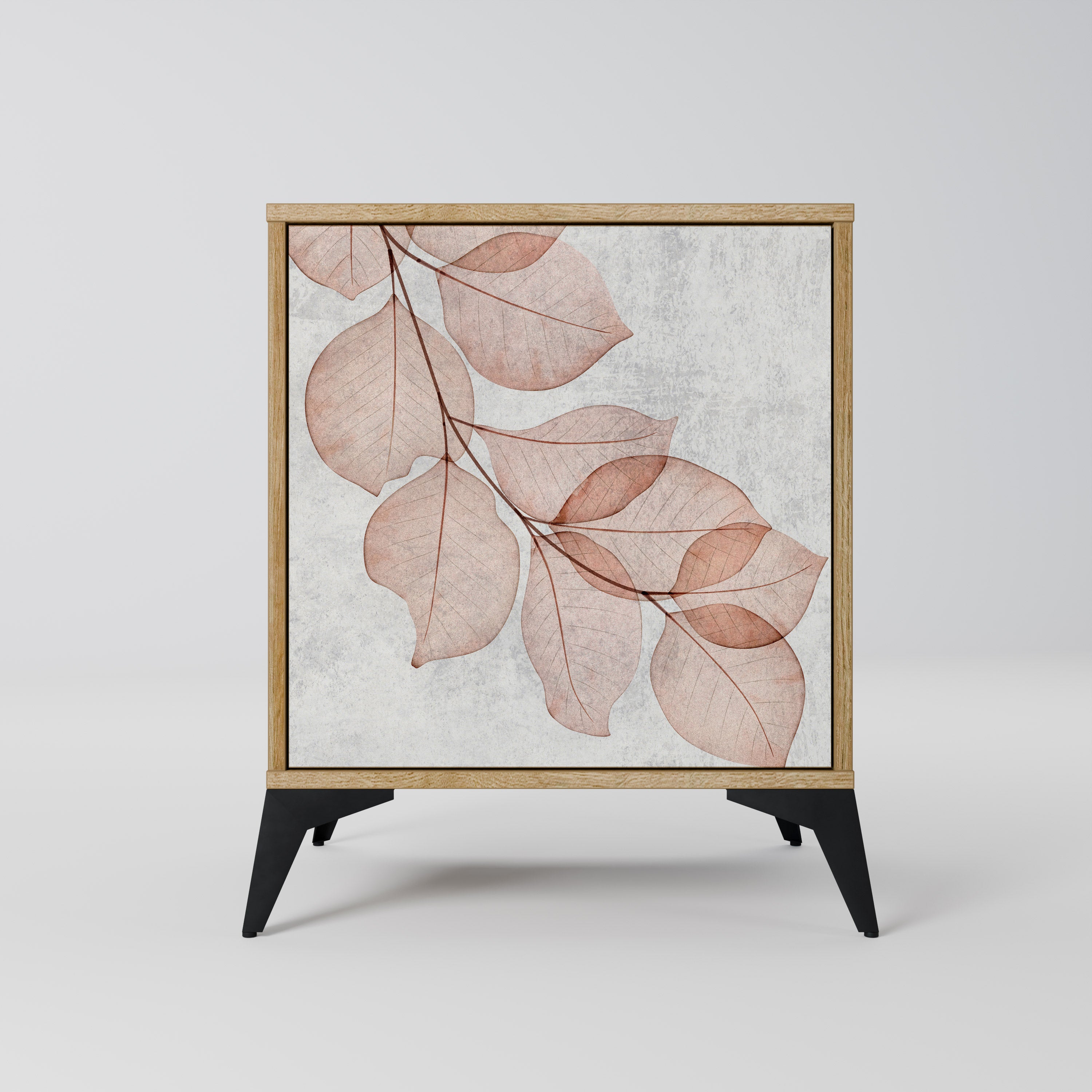 AUTUMN FRAGILITY Sideboard mit 1 Tür in Eiche-Optik