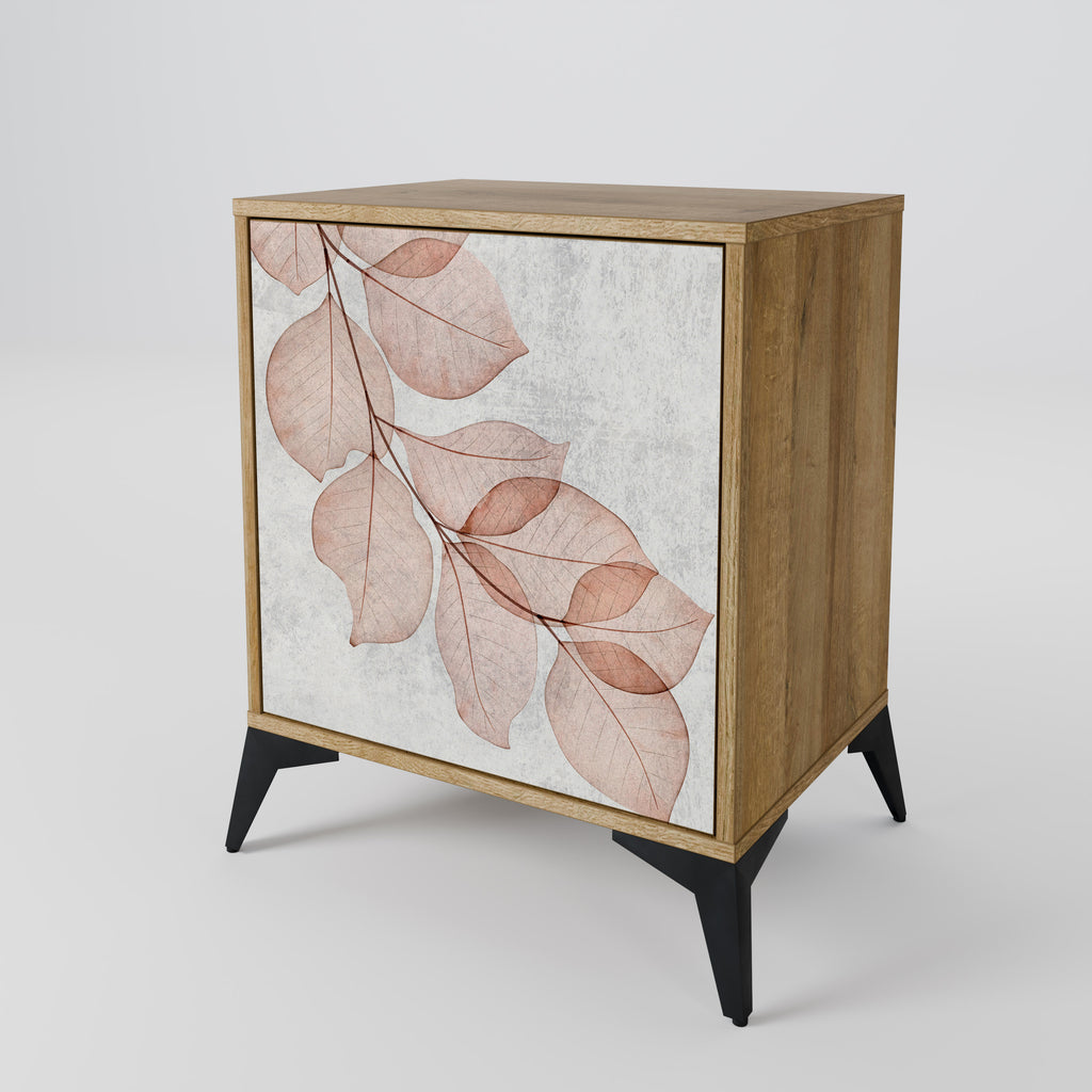 AUTUMN FRAGILITY Sideboard mit 1 Tür in Eiche-Optik