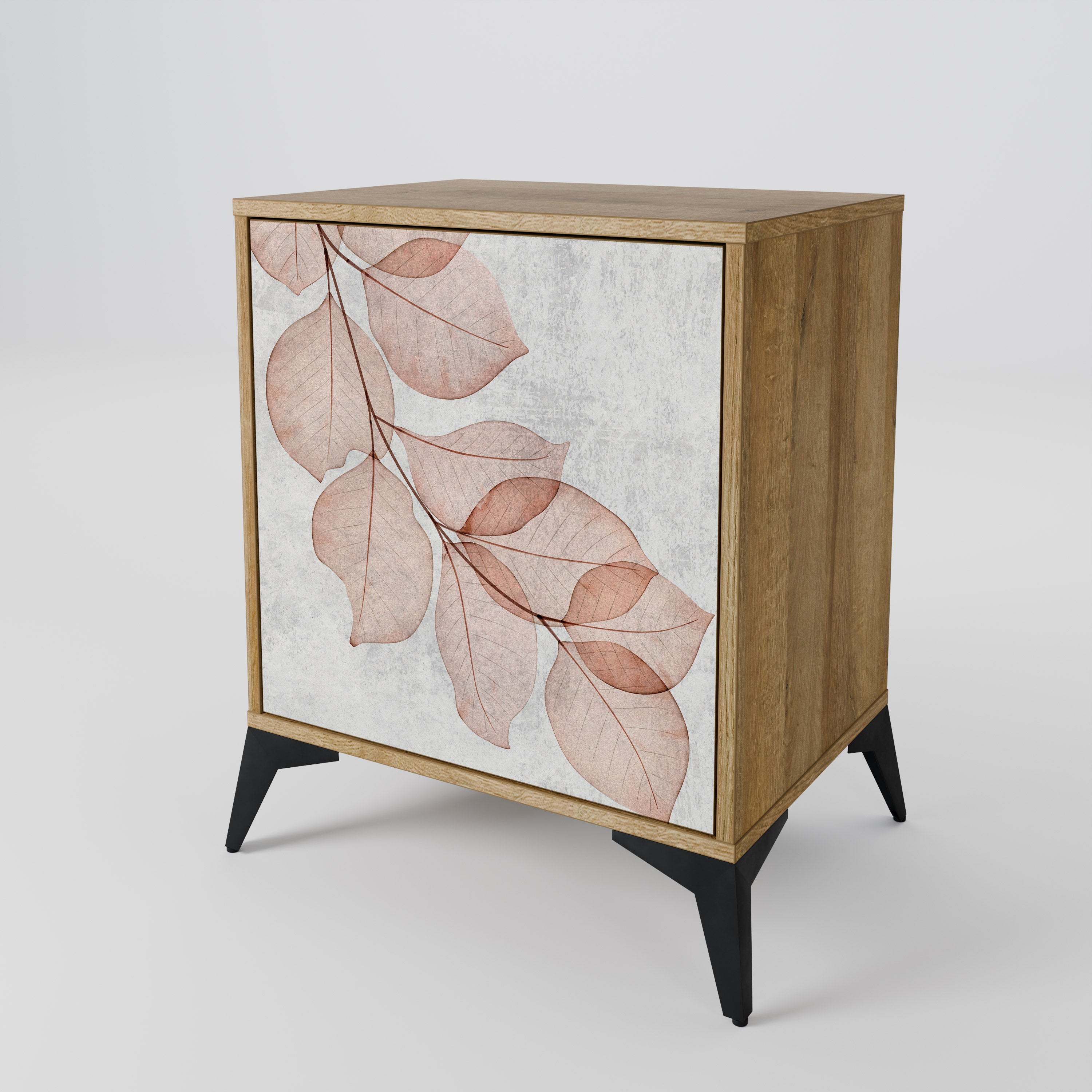 AUTUMN FRAGILITY Sideboard mit 1 Tür in Eiche-Optik