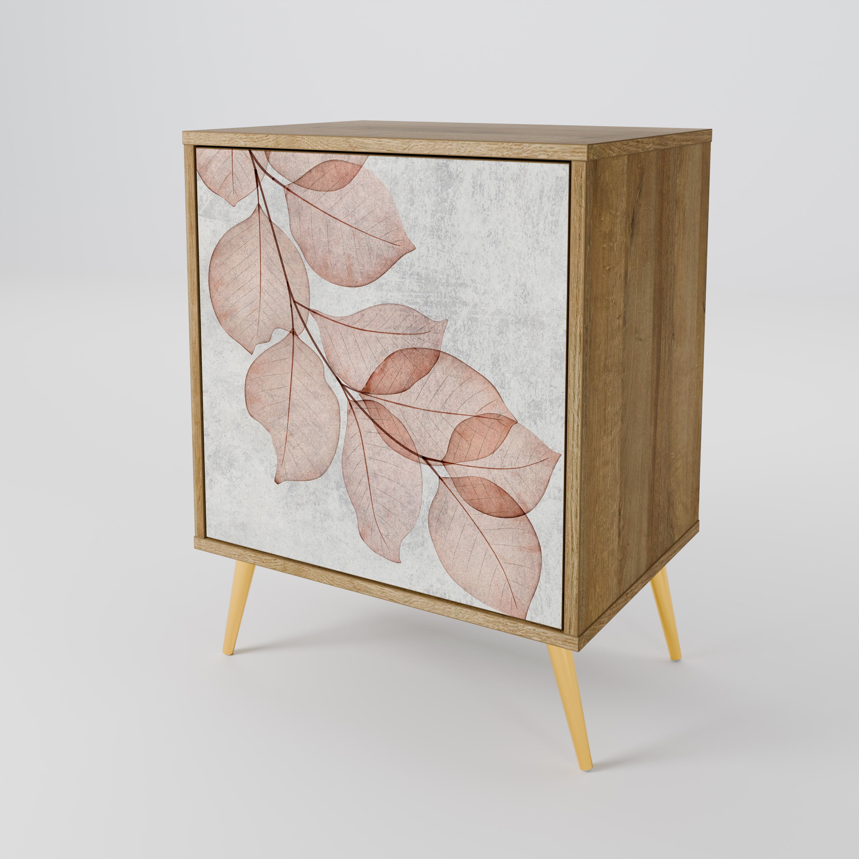 AUTUMN FRAGILITY Sideboard mit 1 Tür in Eiche-Optik