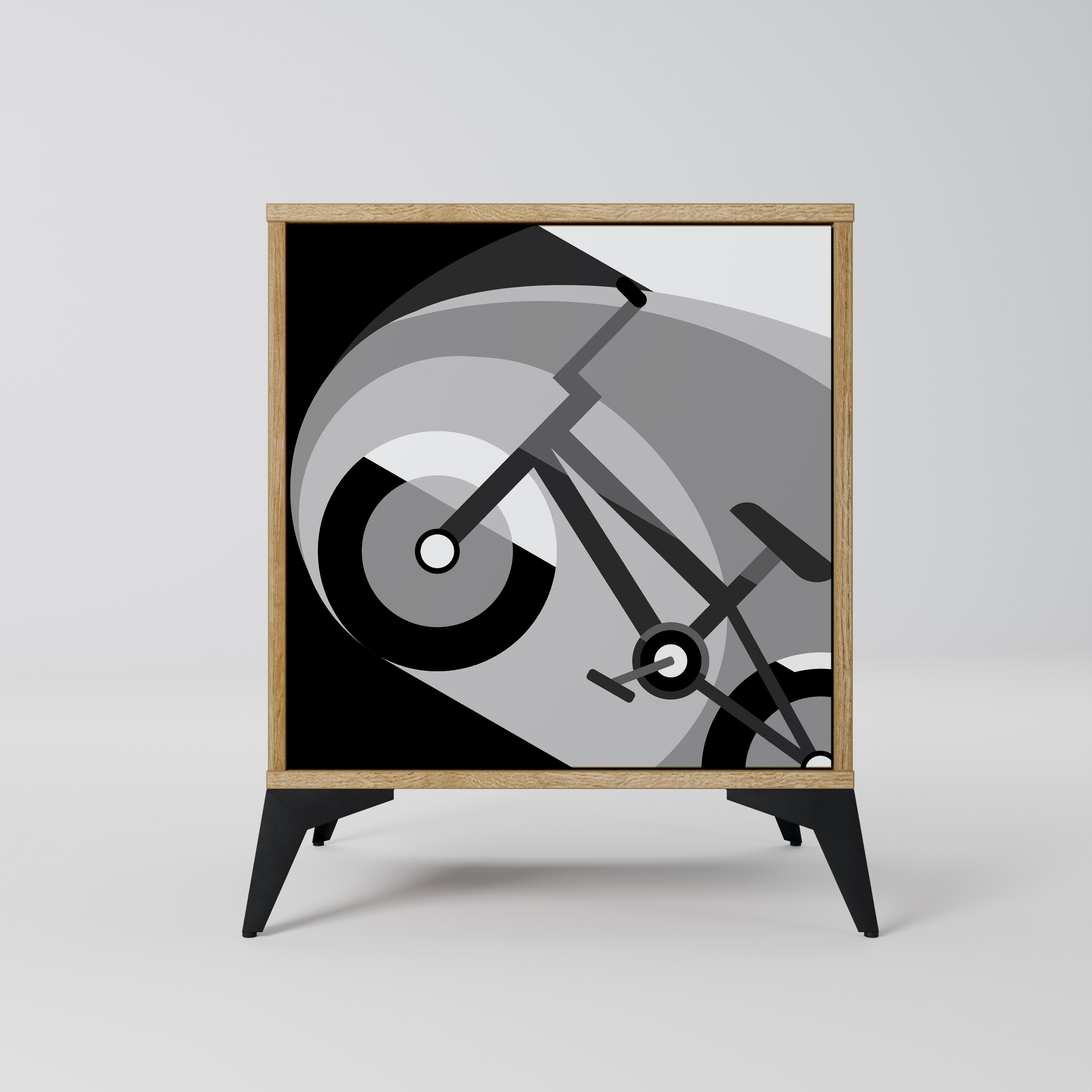 BIKE ENERGY Sideboard mit 1 Tür in Eiche-Optik