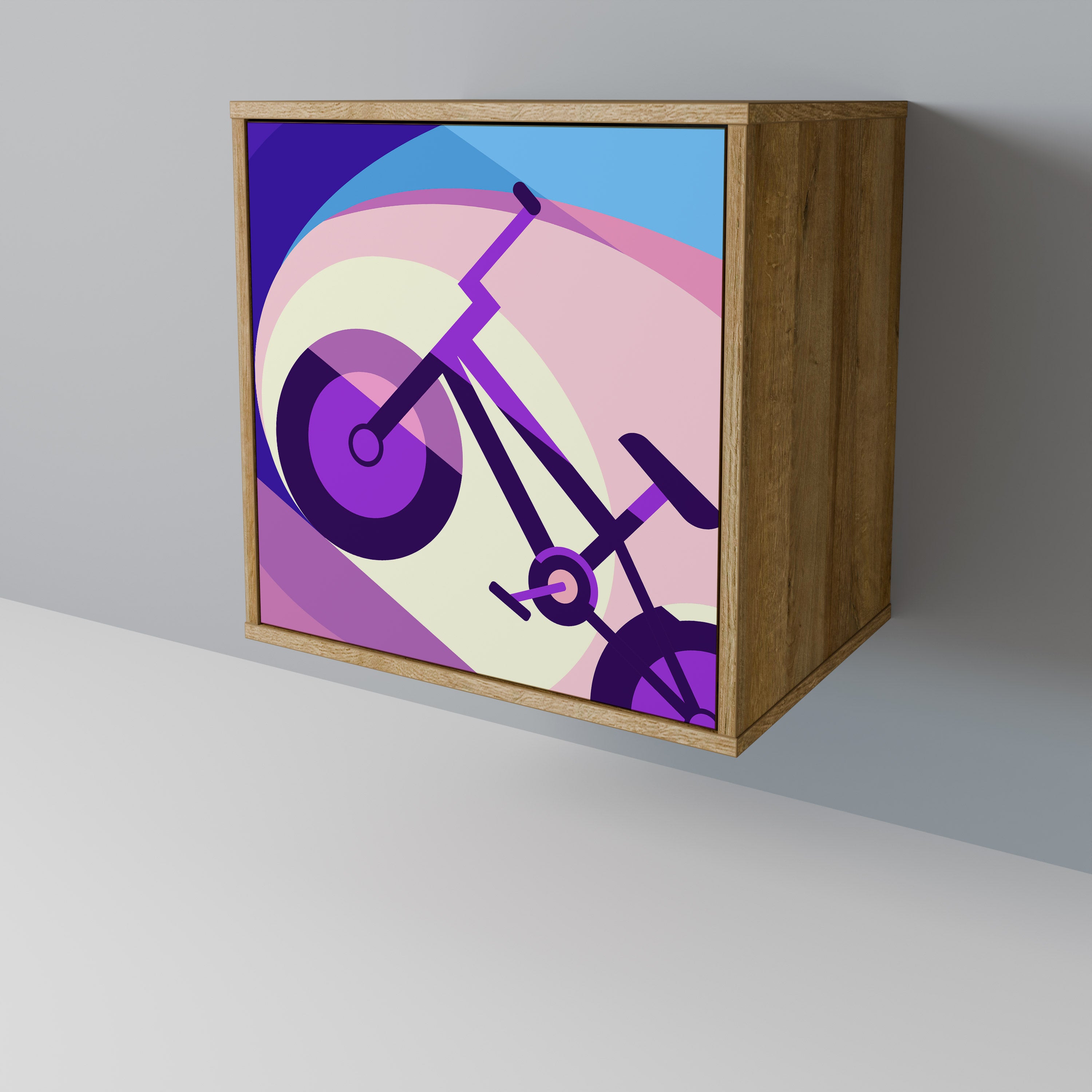 BIKE DREAMS Sideboard mit 1 Tür in Eiche-Optik