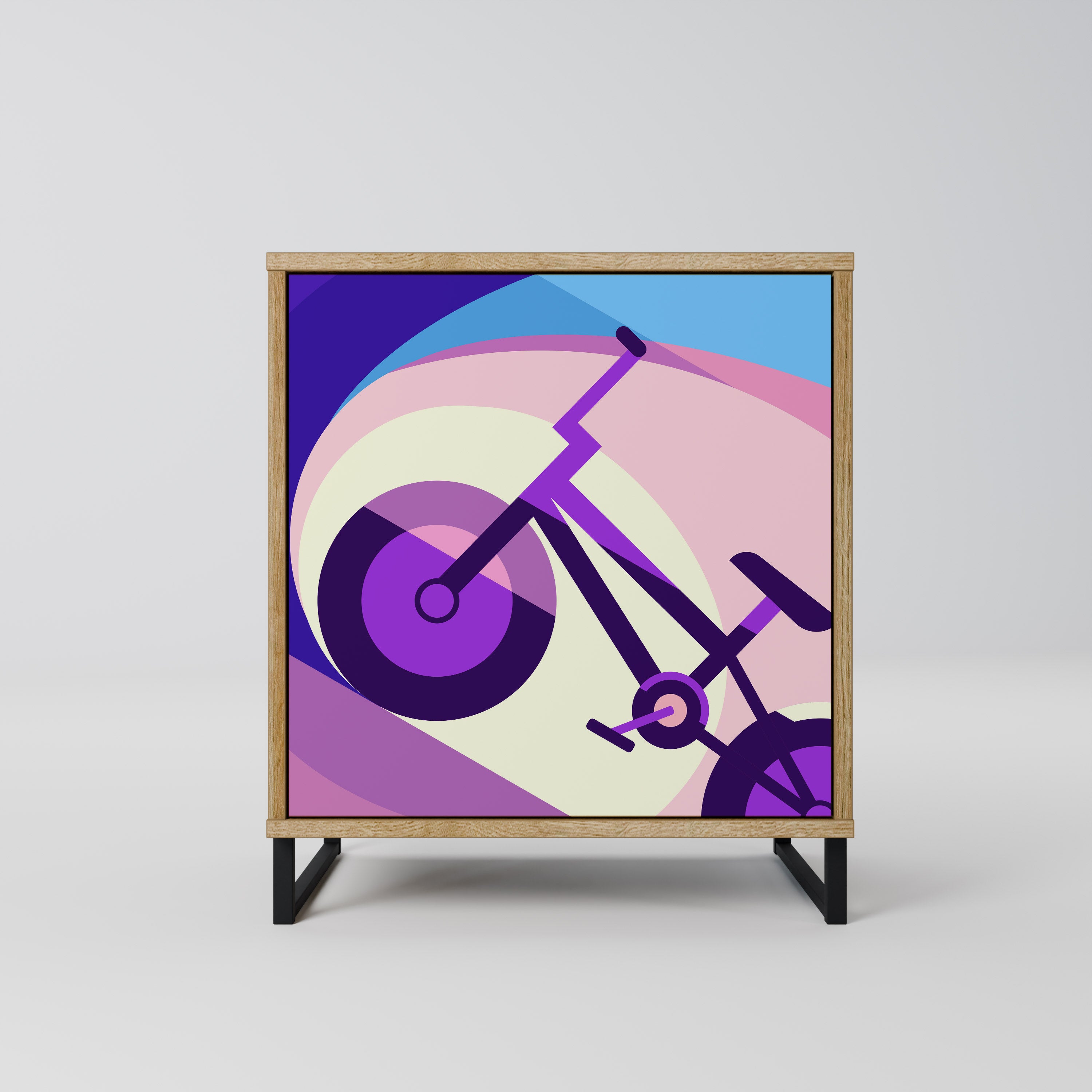 BIKE DREAMS Sideboard mit 1 Tür in Eiche-Optik