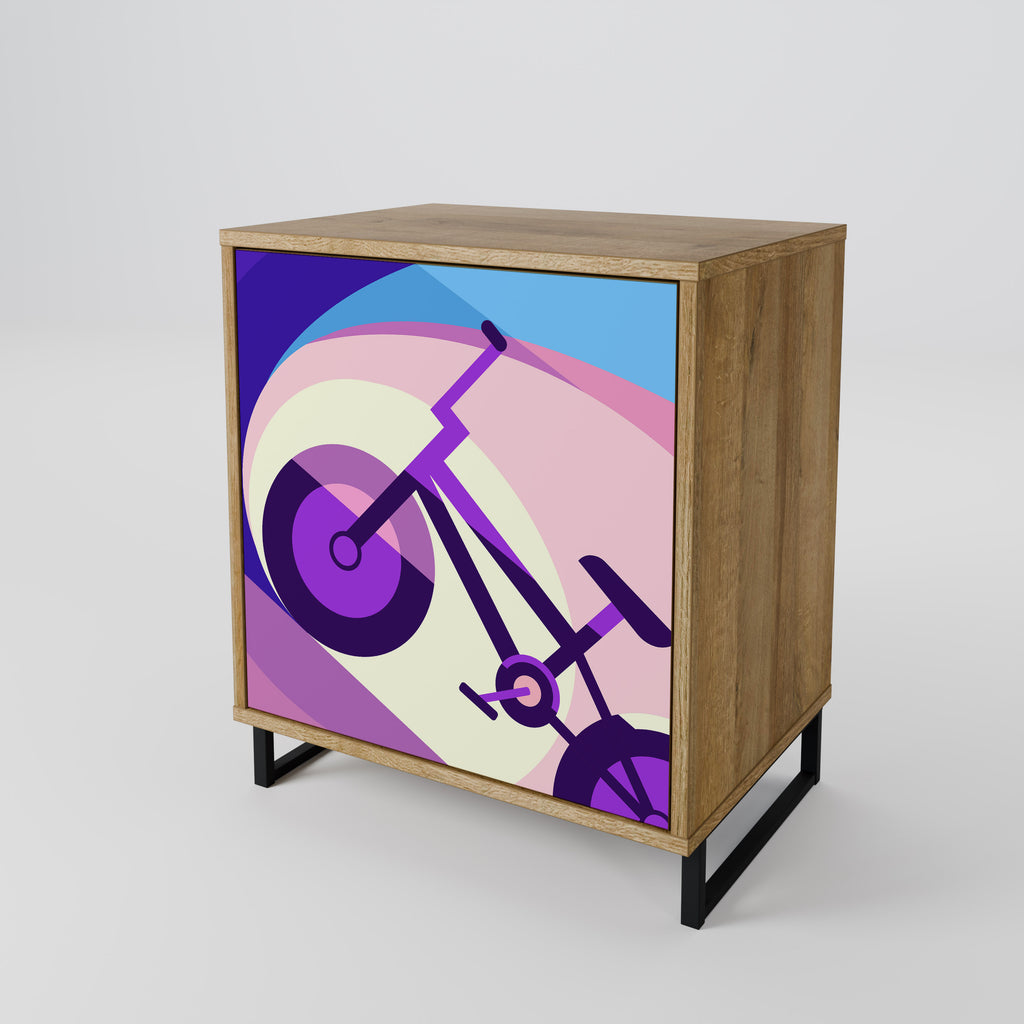 BIKE DREAMS Sideboard mit 1 Tür in Eiche-Optik
