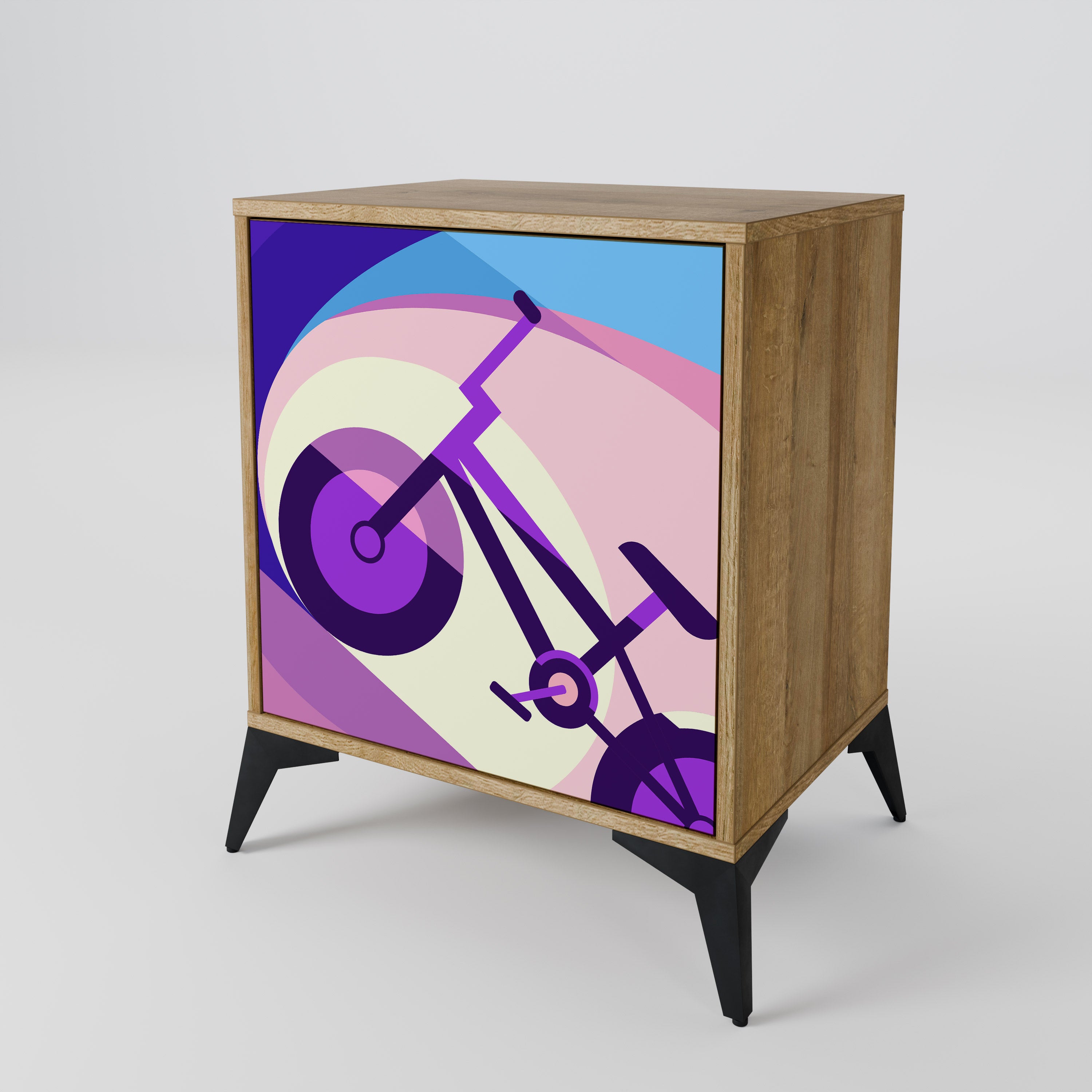 BIKE DREAMS Sideboard mit 1 Tür in Eiche-Optik