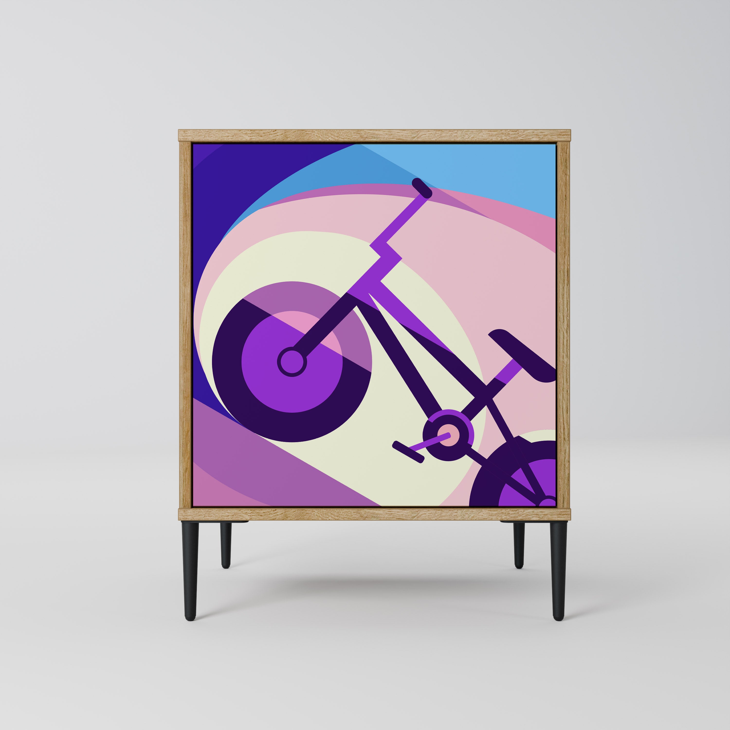 BIKE DREAMS Sideboard mit 1 Tür in Eiche-Optik