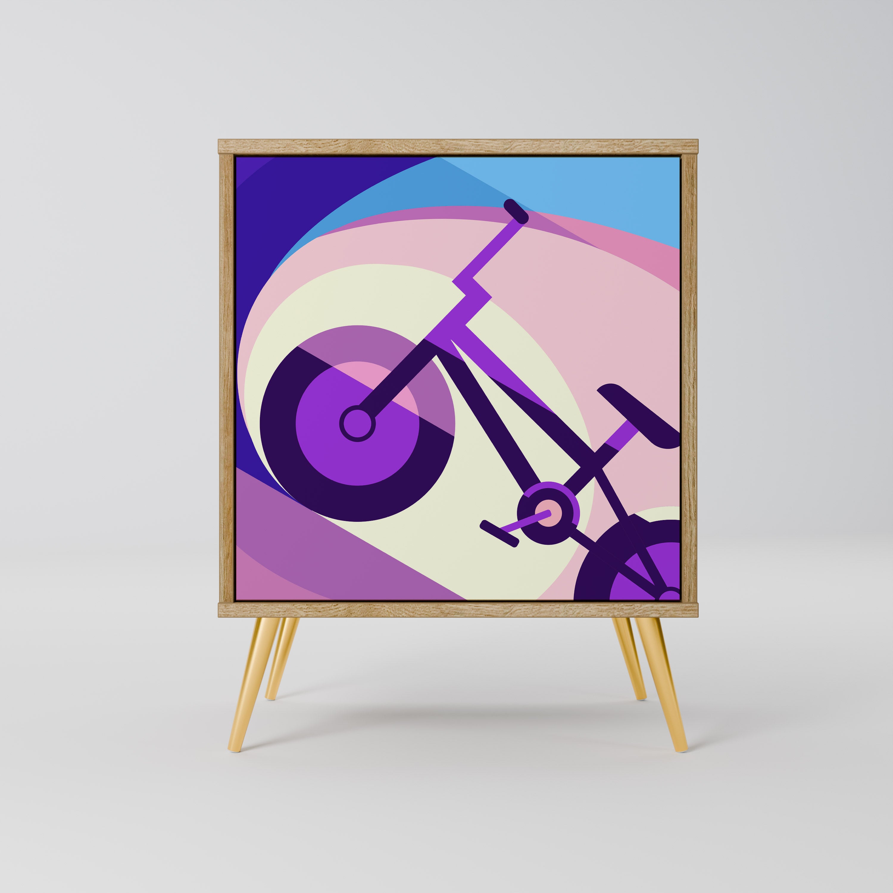 BIKE DREAMS Sideboard mit 1 Tür in Eiche-Optik