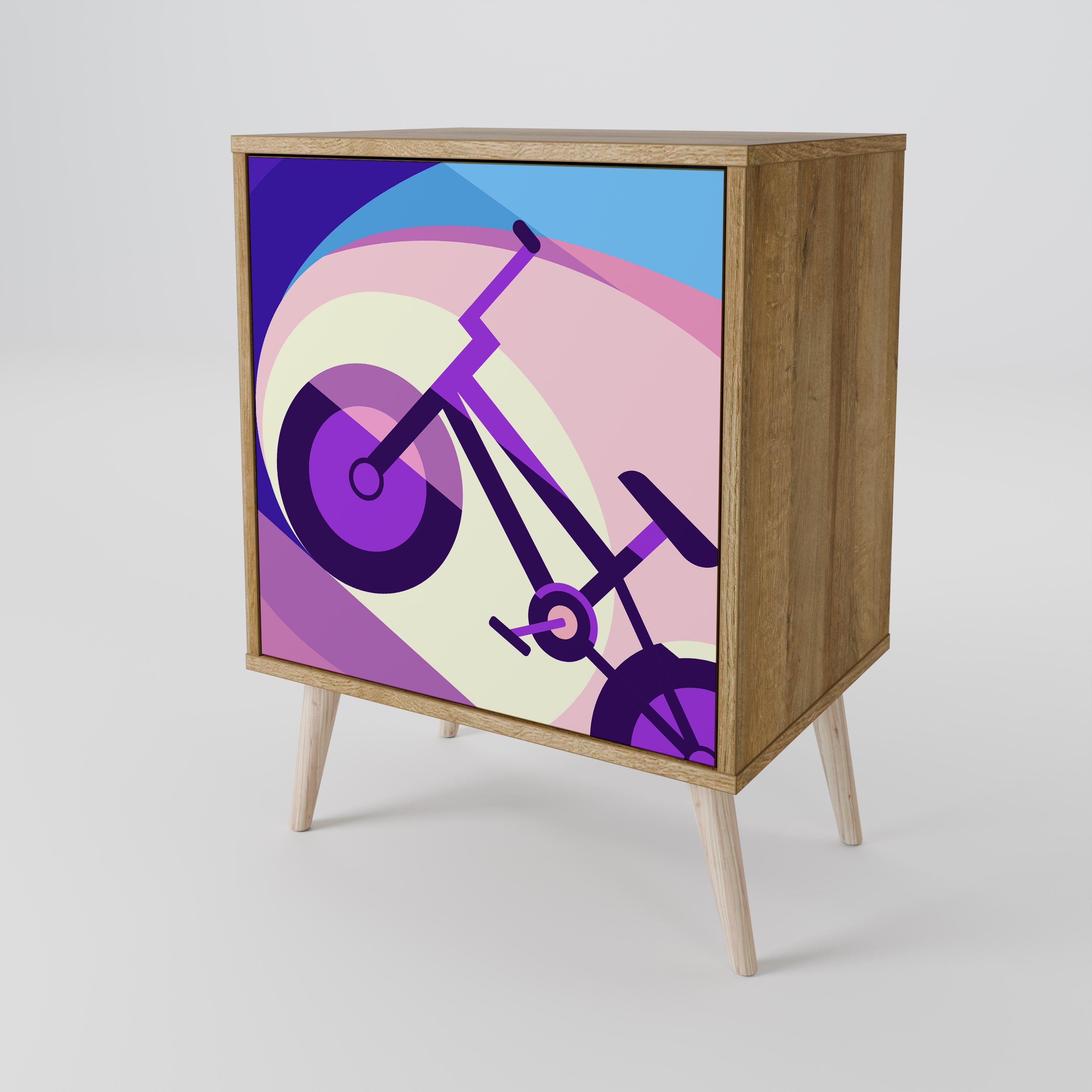 BIKE DREAMS Sideboard mit 1 Tür in Eiche-Optik