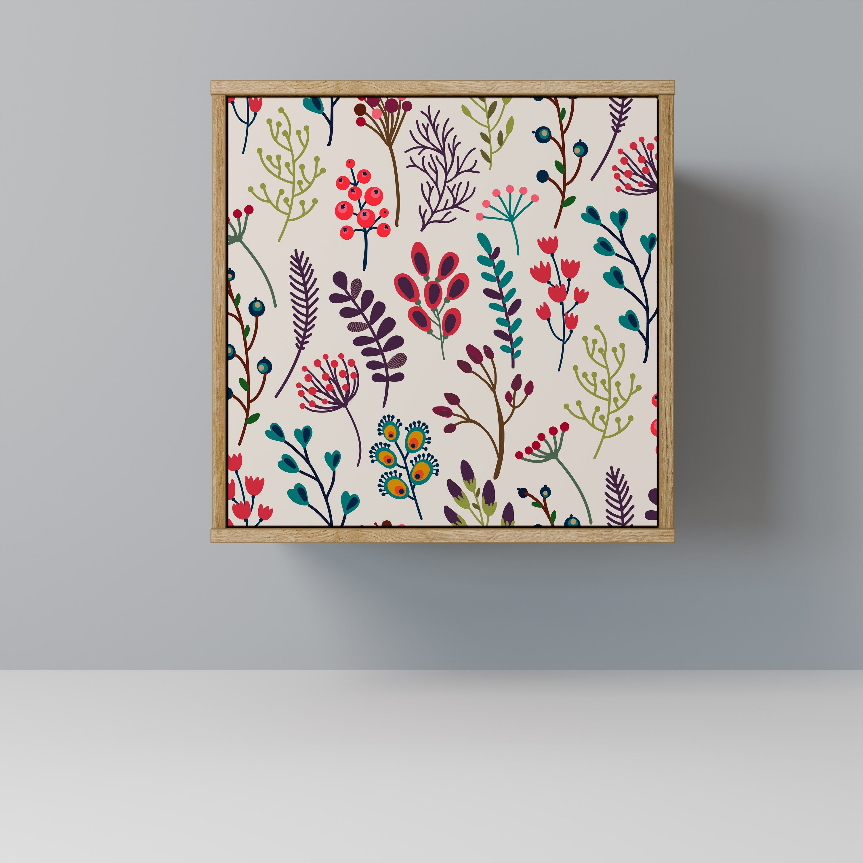 AUTUMN SUNDRIES Sideboard mit 1 Tür in Eiche-Optik