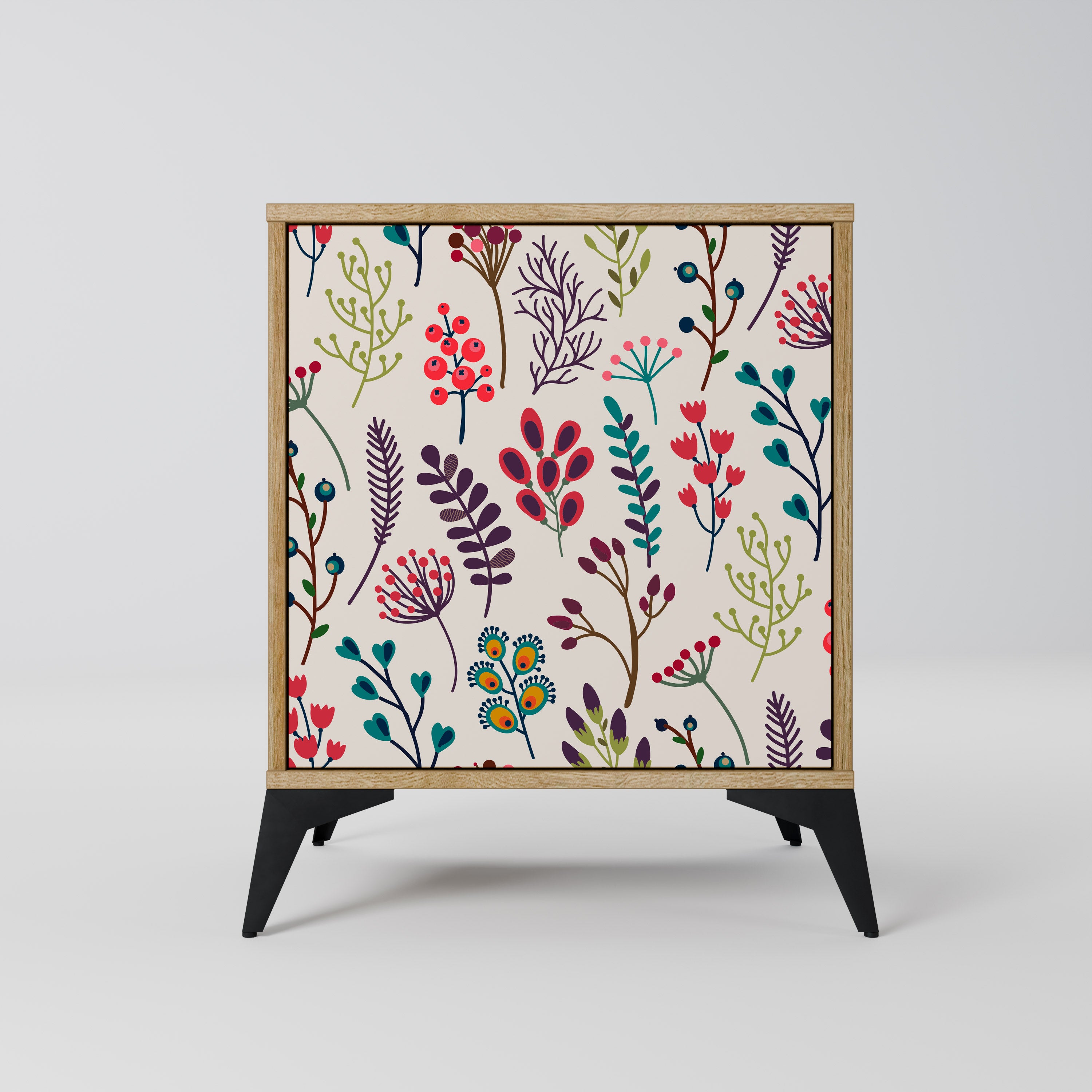 AUTUMN SUNDRIES Sideboard mit 1 Tür in Eiche-Optik