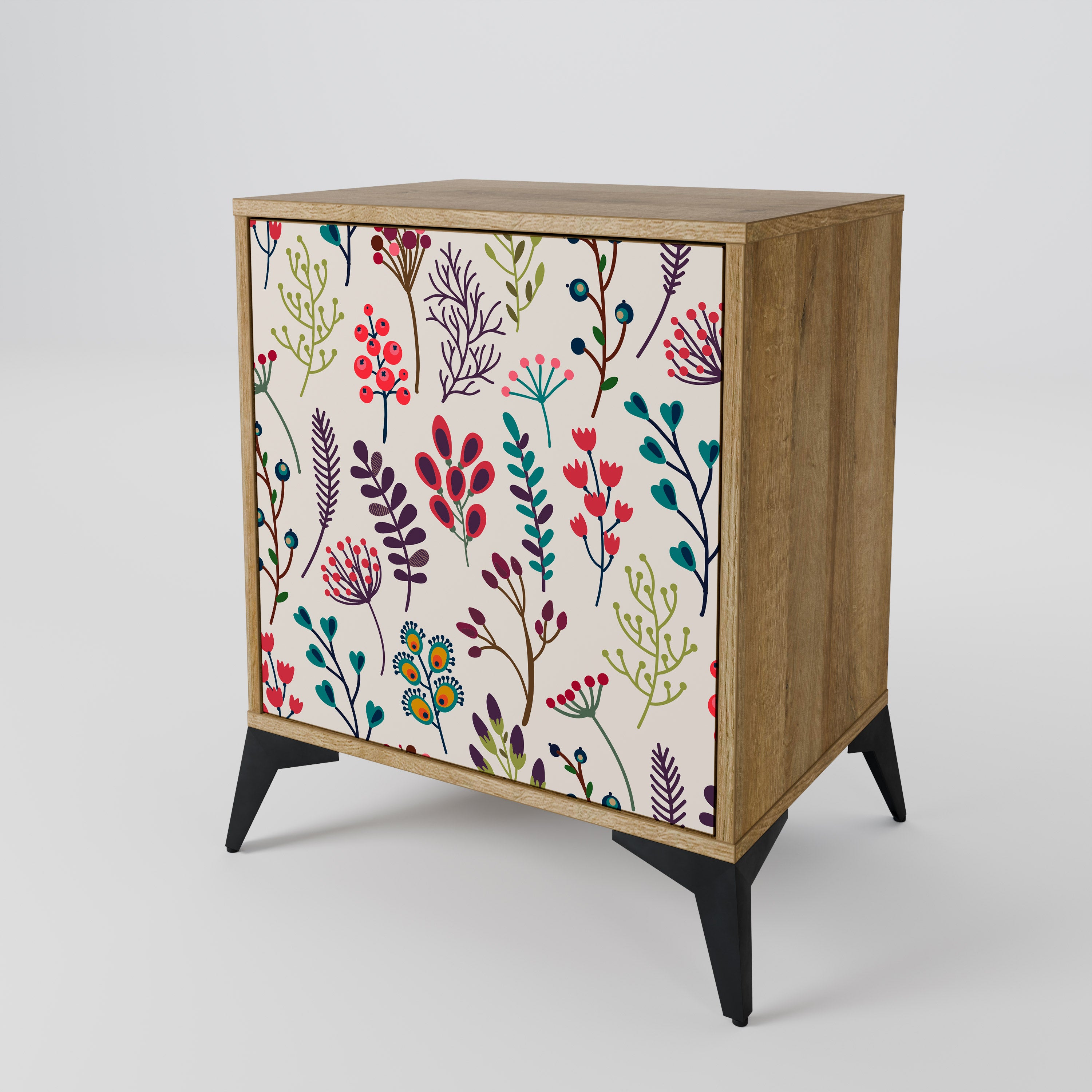 AUTUMN SUNDRIES Sideboard mit 1 Tür in Eiche-Optik