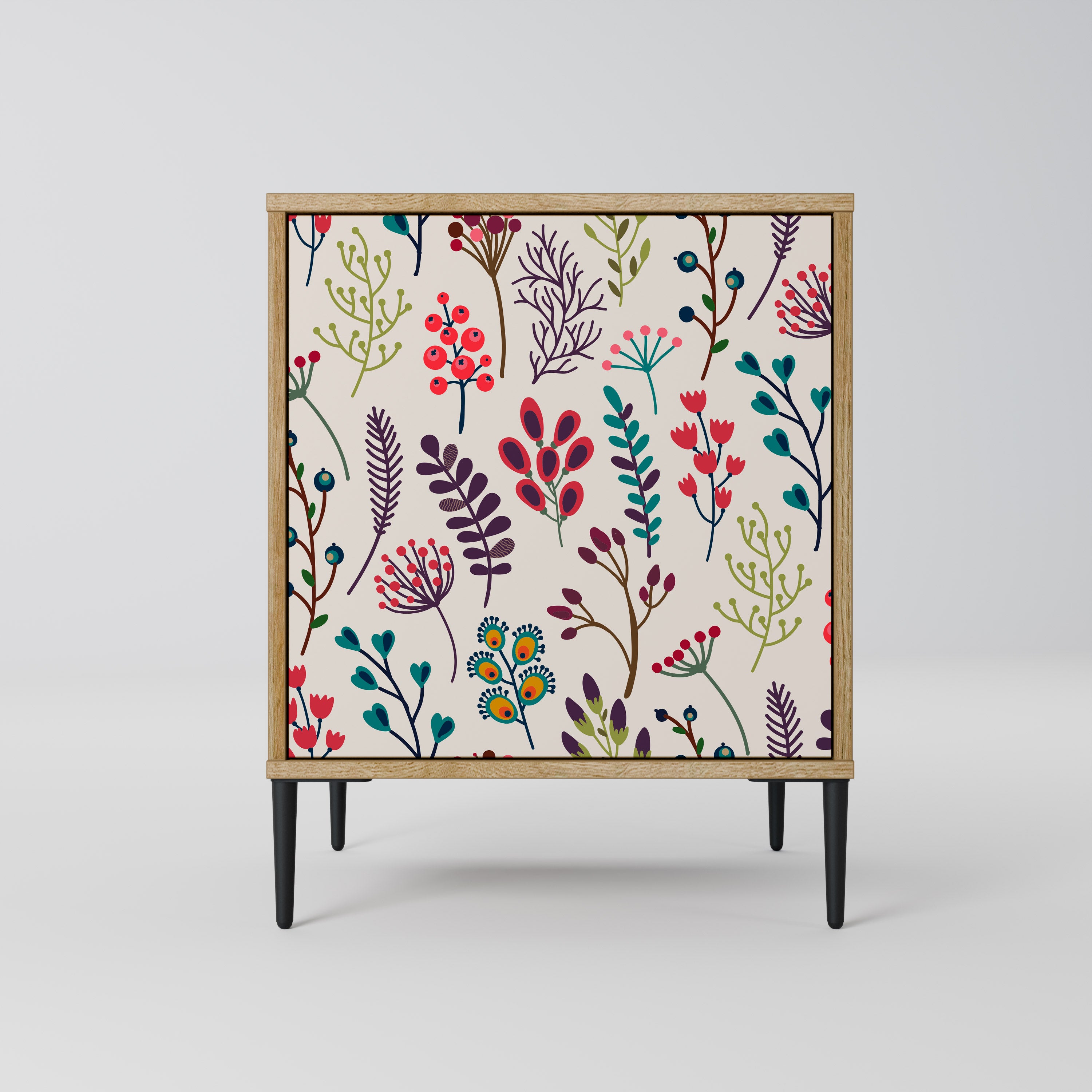 AUTUMN SUNDRIES Sideboard mit 1 Tür in Eiche-Optik