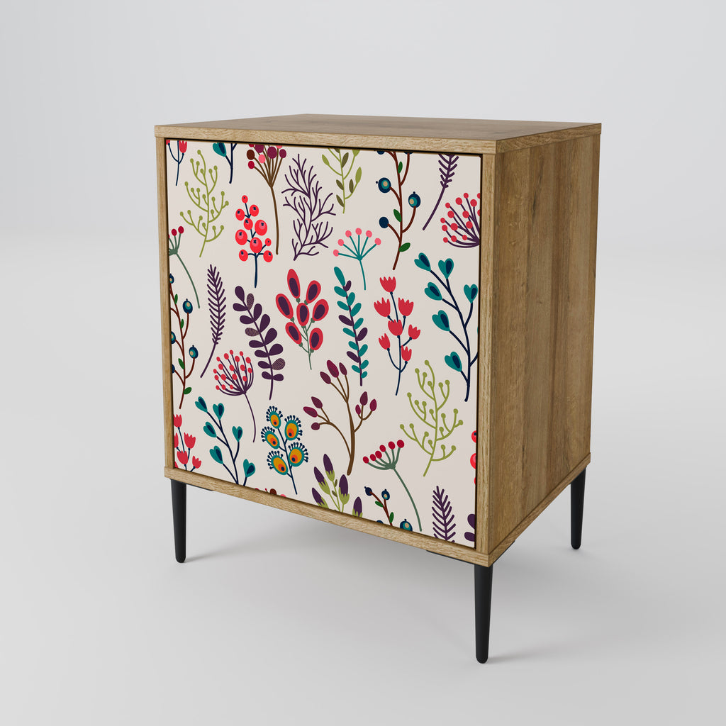 AUTUMN SUNDRIES Sideboard mit 1 Tür in Eiche-Optik