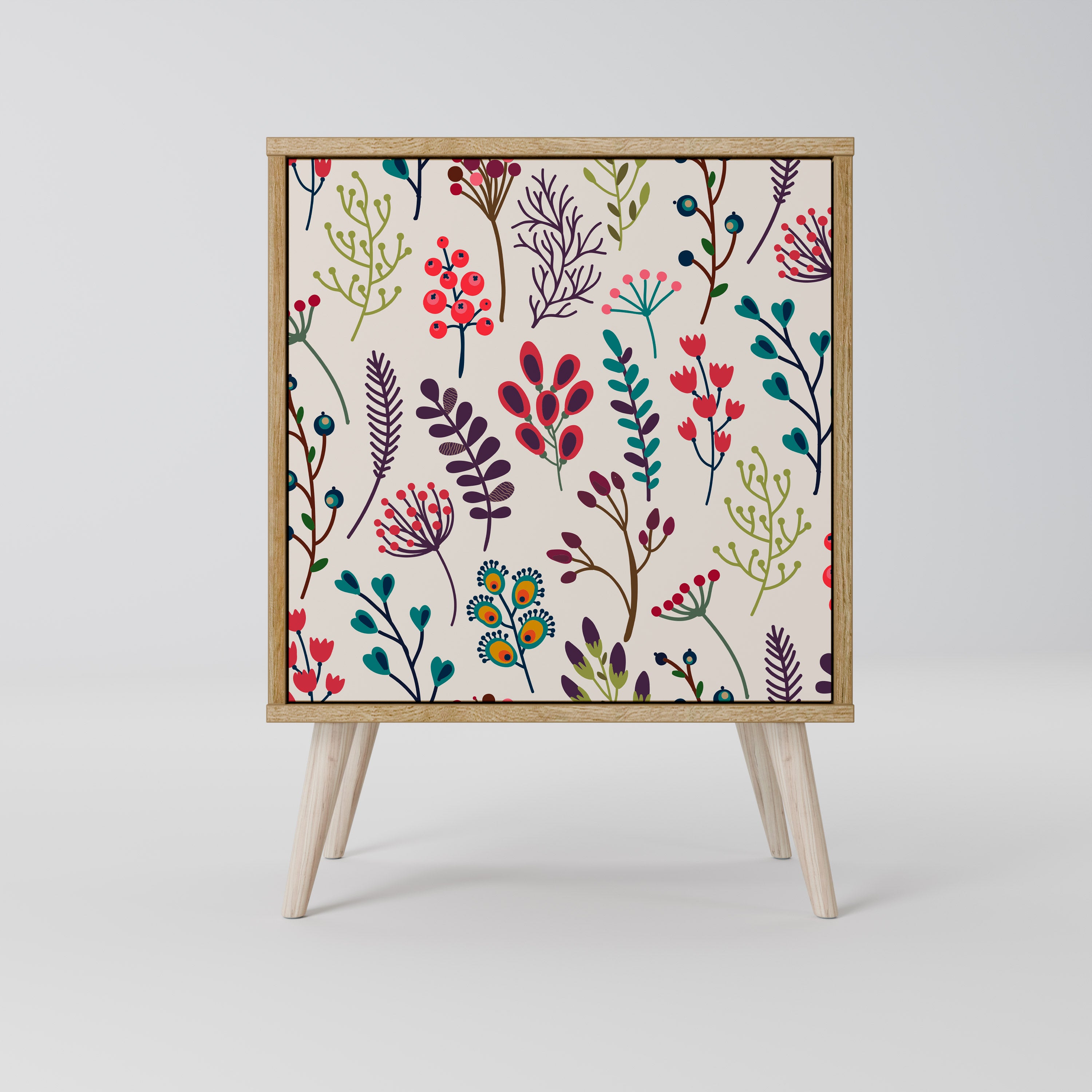 AUTUMN SUNDRIES Sideboard mit 1 Tür in Eiche-Optik