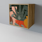 TROPICAL COMPOSITION Sideboard mit 1 Tür in Eiche-Optik