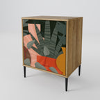 TROPICAL COMPOSITION Sideboard mit 1 Tür in Eiche-Optik