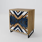 ARTFUL GEOMETRY Sideboard mit 1 Tür in Eiche-Optik