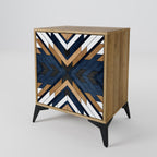 ARTFUL GEOMETRY Sideboard mit 1 Tür in Eiche-Optik