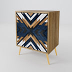 ARTFUL GEOMETRY Sideboard mit 1 Tür in Eiche-Optik