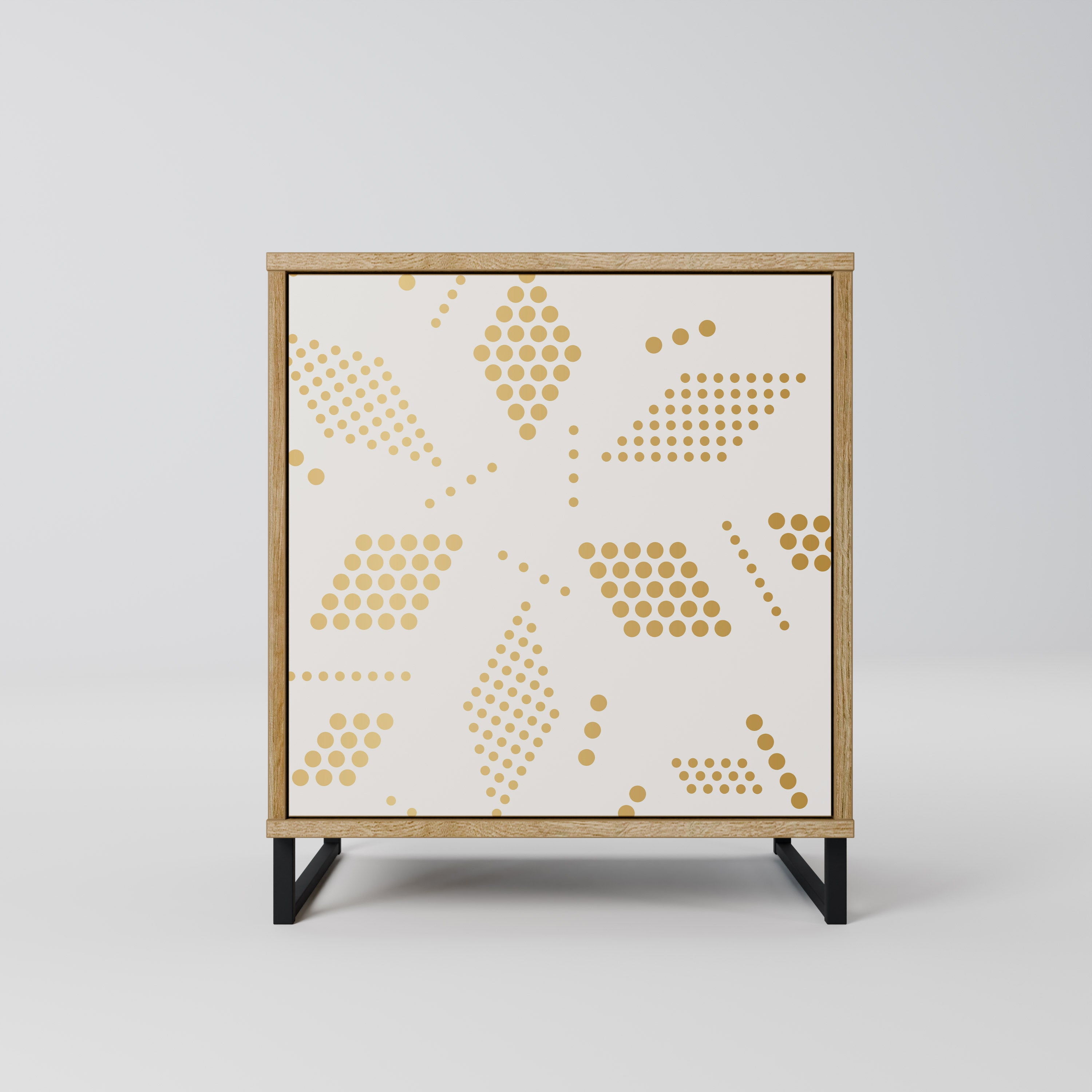 SPOTTED DAZE Sideboard mit 1 Tür in Eiche-Optik