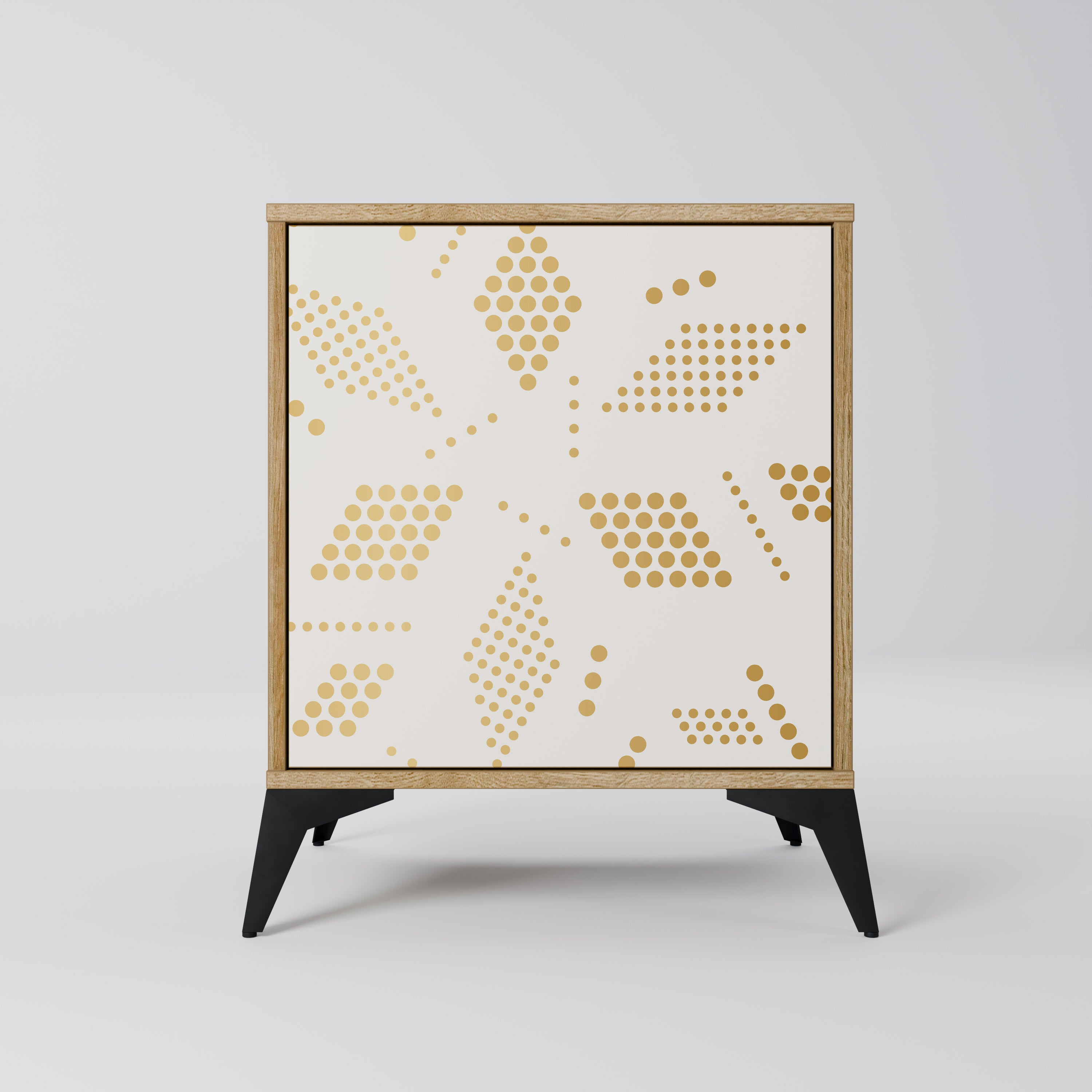 SPOTTED DAZE Sideboard mit 1 Tür in Eiche-Optik