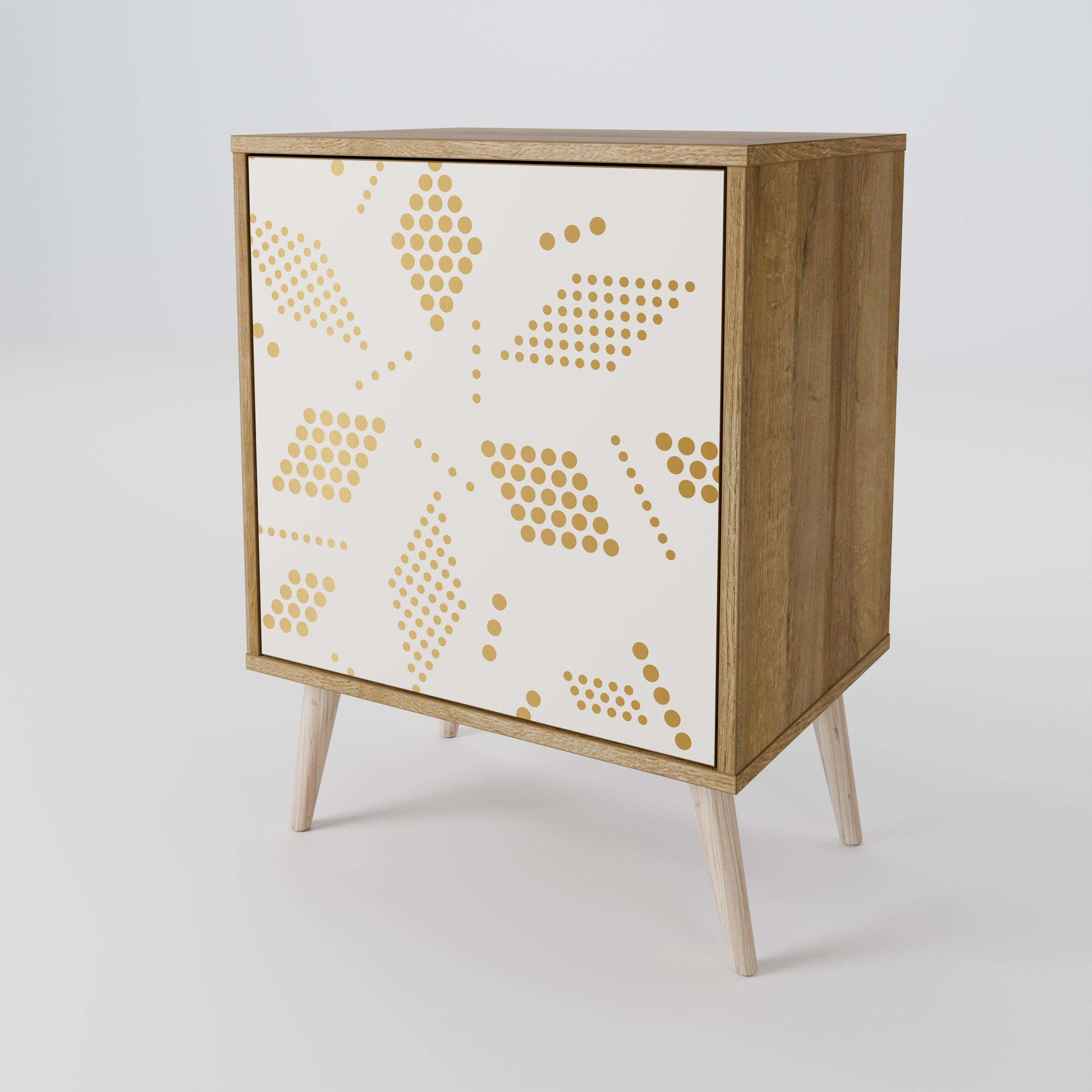 SPOTTED DAZE Sideboard mit 1 Tür in Eiche-Optik