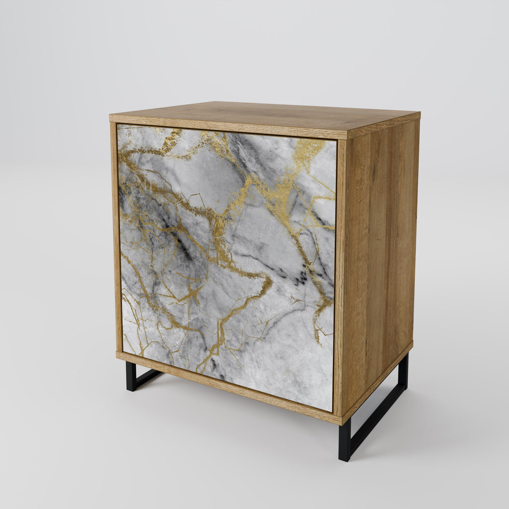 TIMELESS GLIDE Sideboard mit 1 Tür in Eiche-Optik