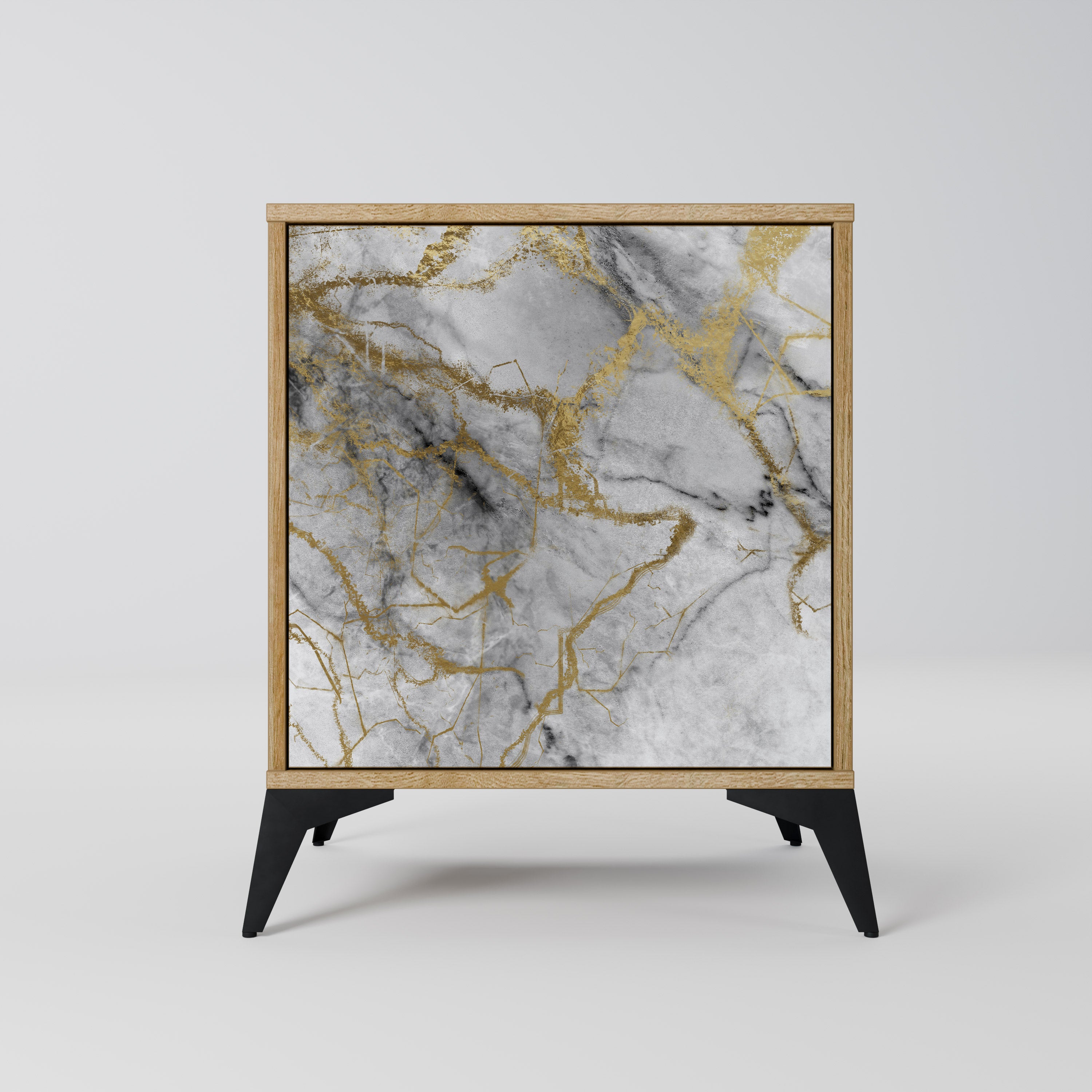 TIMELESS GLIDE Sideboard mit 1 Tür in Eiche-Optik