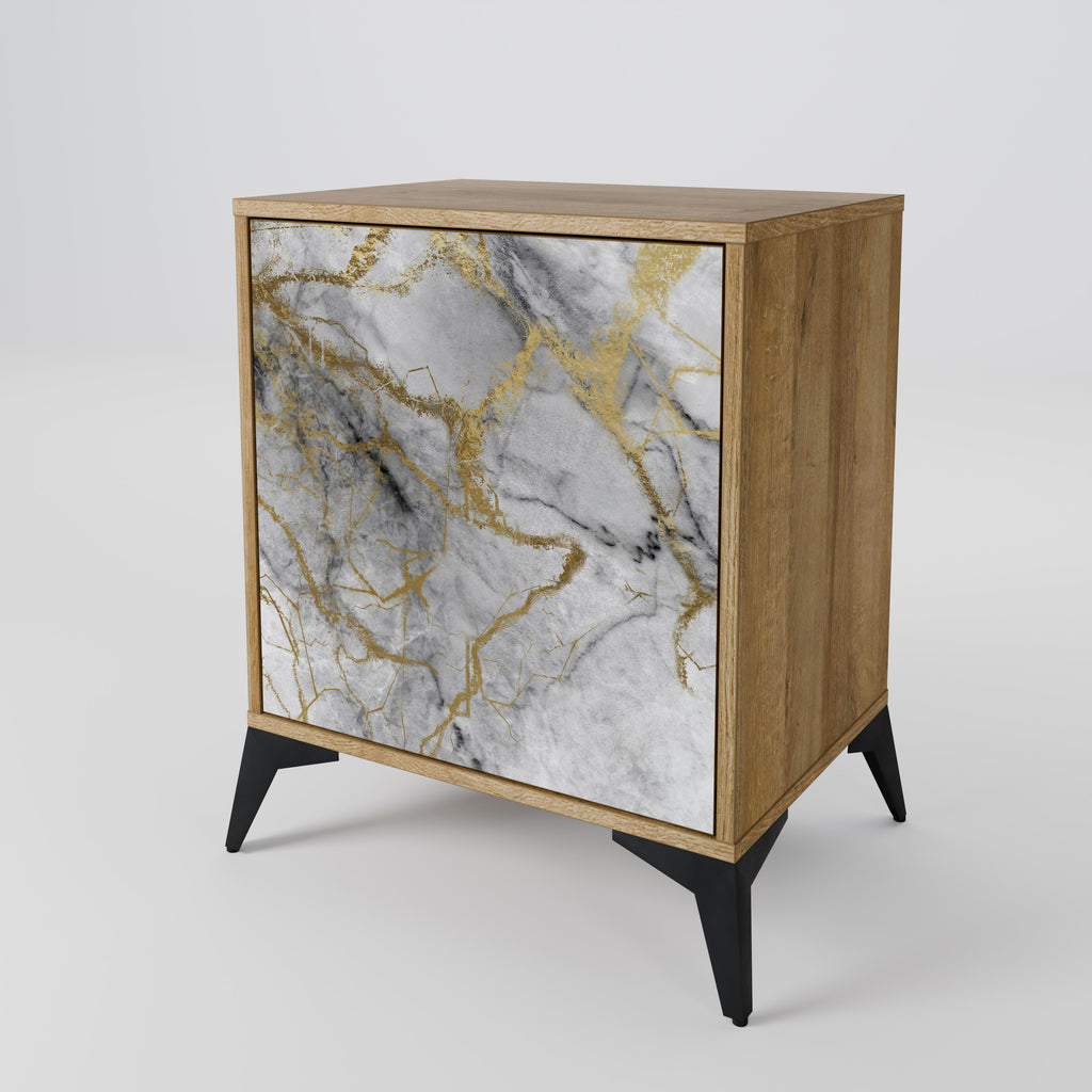 TIMELESS GLIDE Sideboard mit 1 Tür in Eiche-Optik