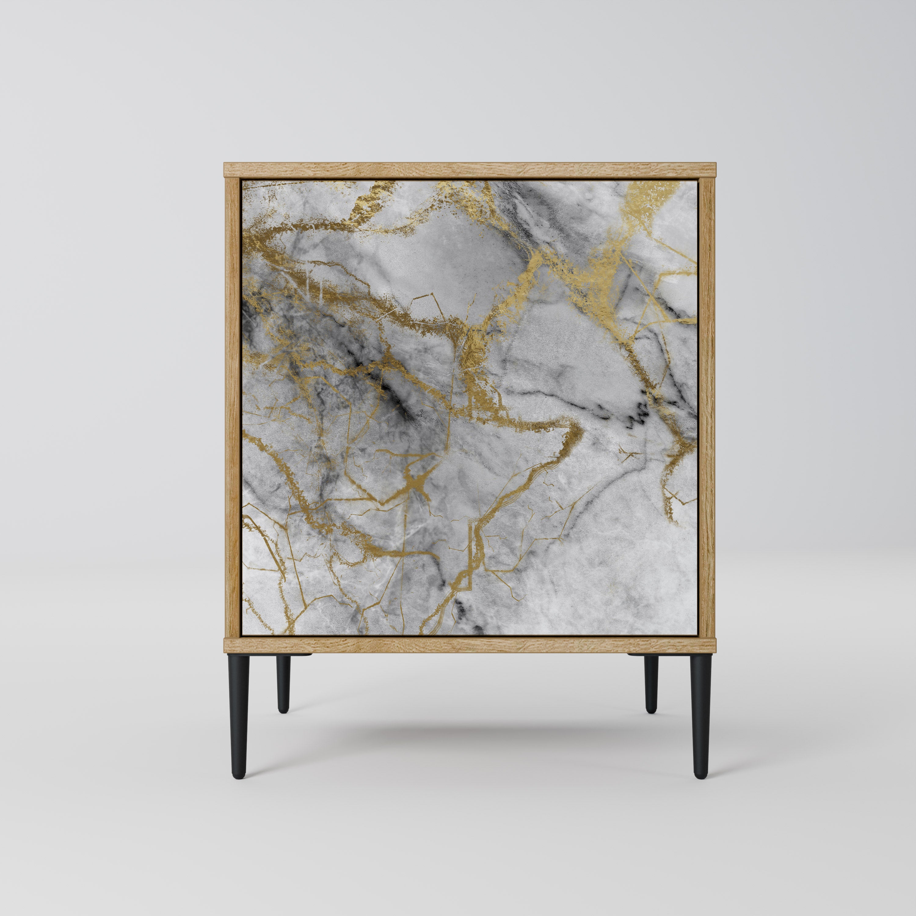 TIMELESS GLIDE Sideboard mit 1 Tür in Eiche-Optik