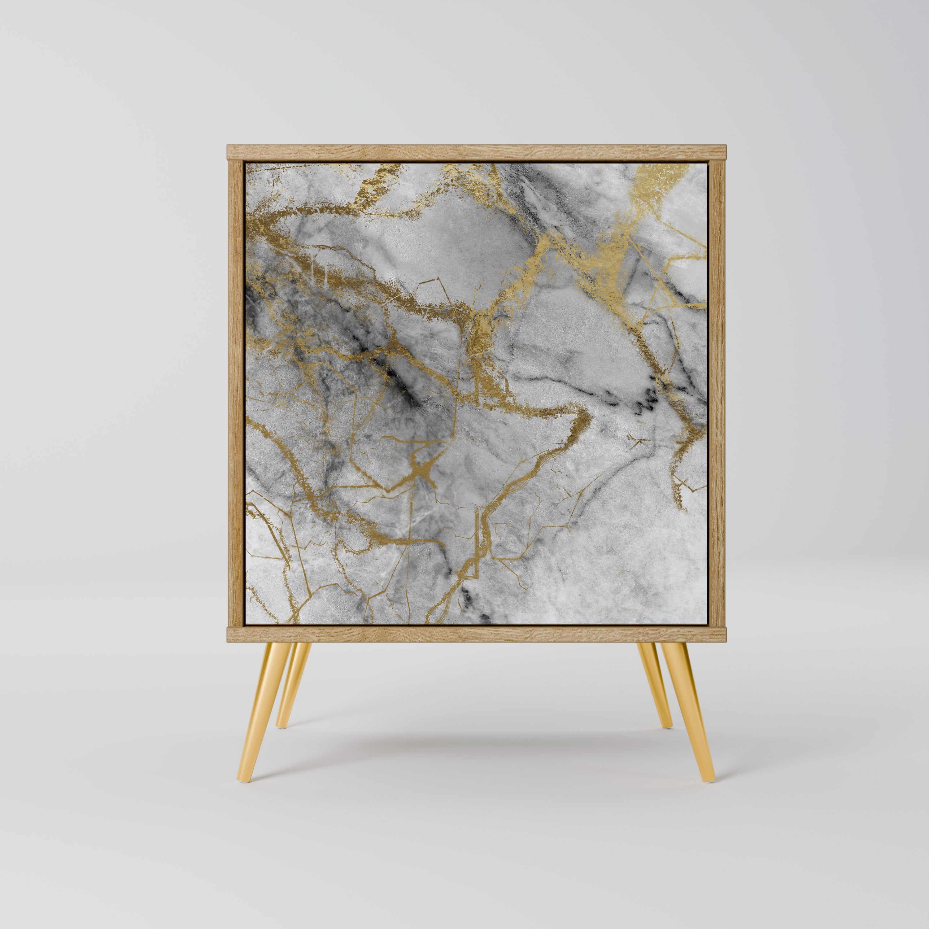 TIMELESS GLIDE Sideboard mit 1 Tür in Eiche-Optik