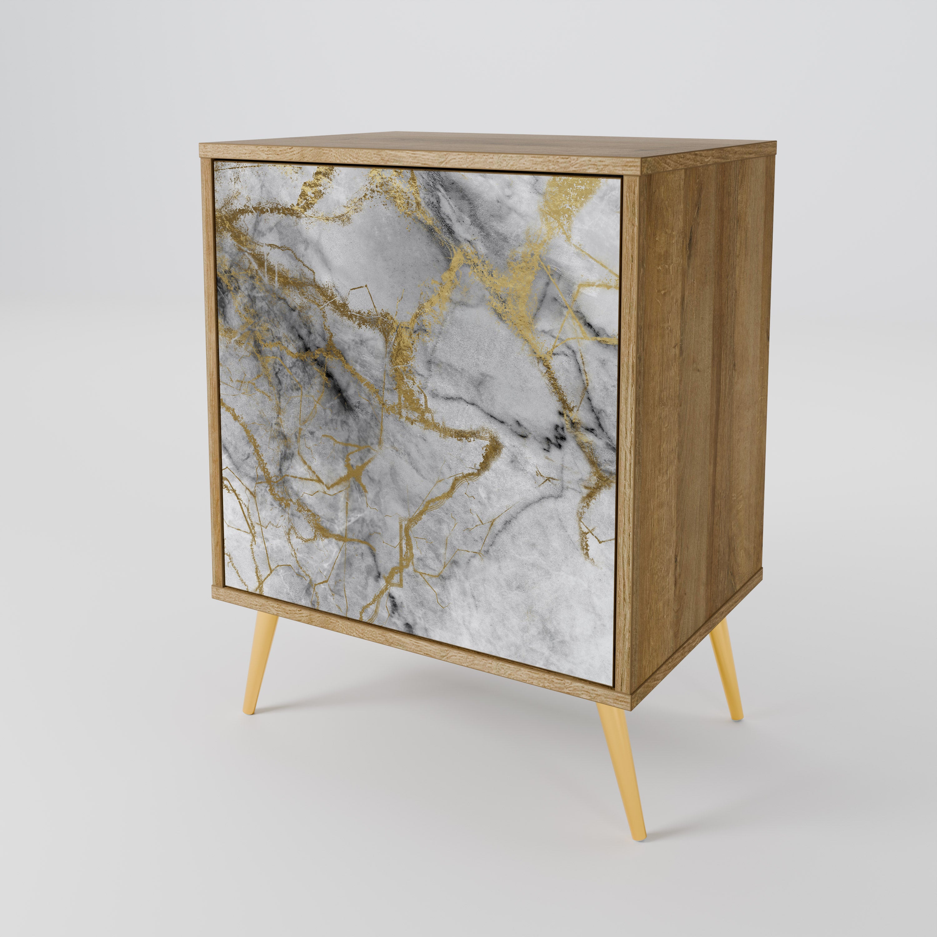 TIMELESS GLIDE Sideboard mit 1 Tür in Eiche-Optik