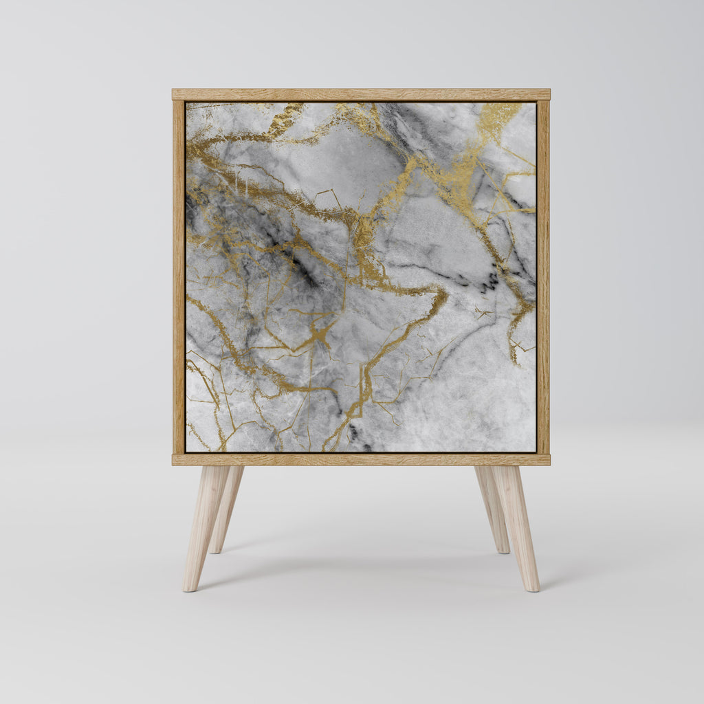 TIMELESS GLIDE Sideboard mit 1 Tür in Eiche-Optik