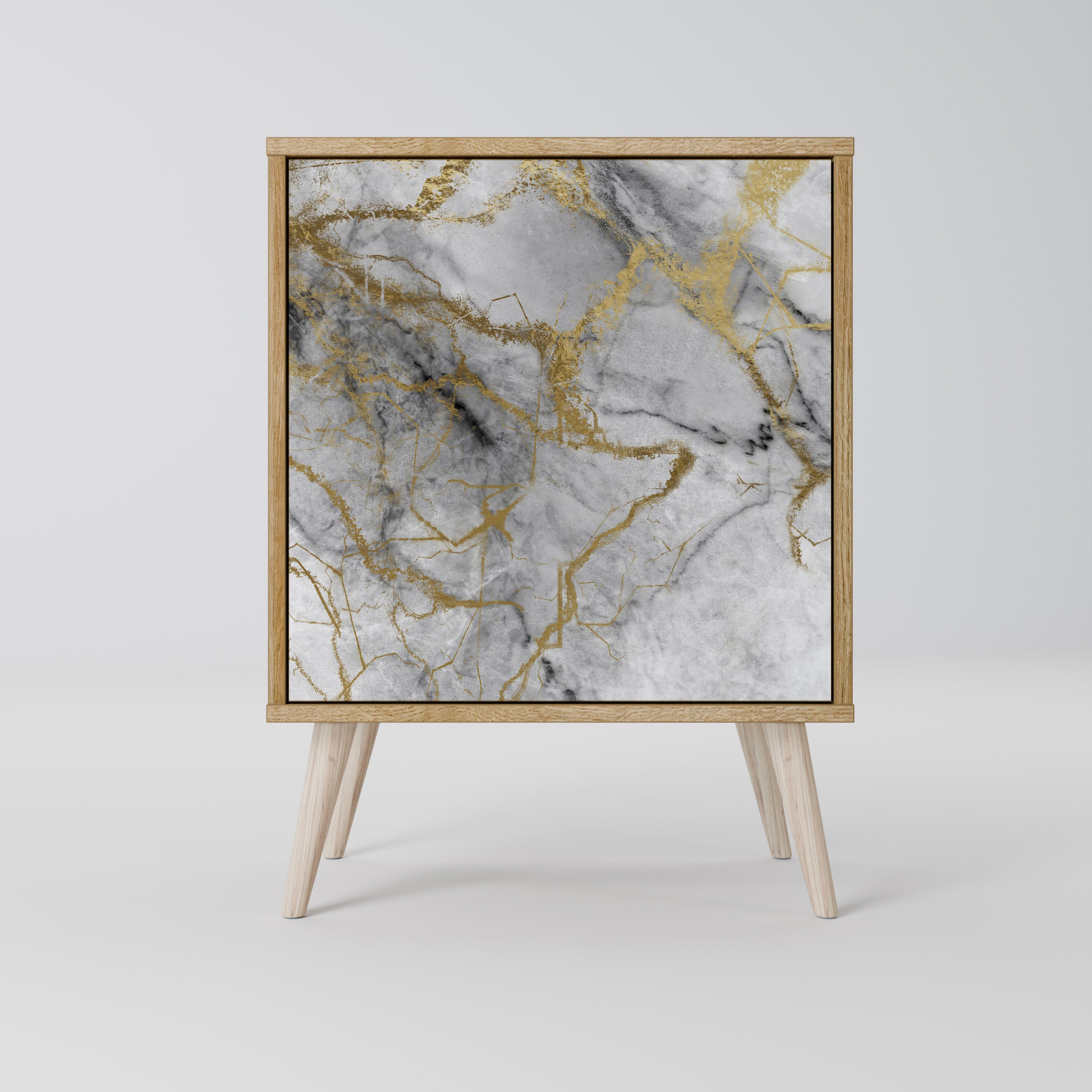 TIMELESS GLIDE Sideboard mit 1 Tür in Eiche-Optik