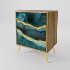 GOLDRUSH ODYSSEY Sideboard mit 1 Tür in Eiche-Optik