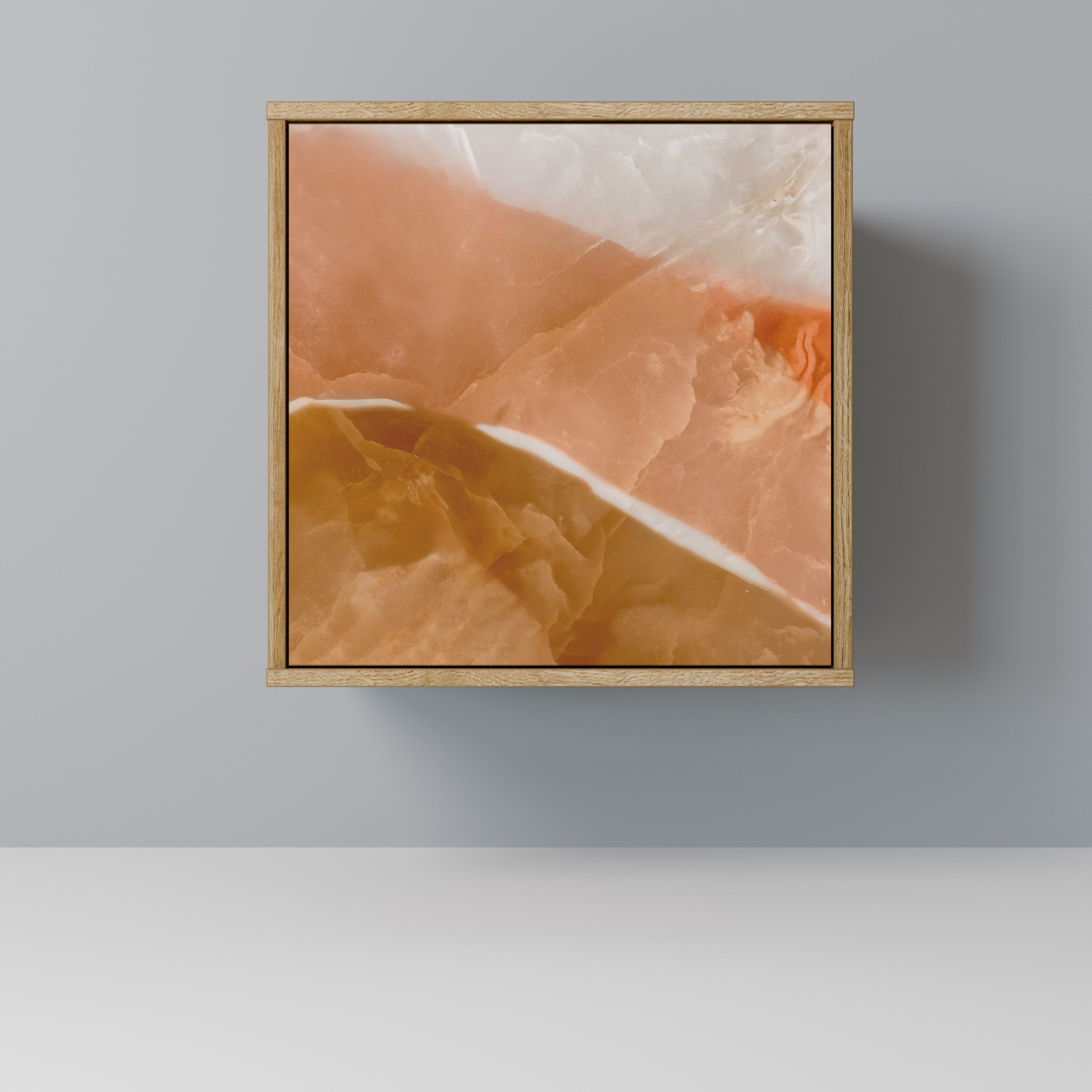 SANDHILLS SPLENDOUR Sideboard mit 1 Tür in Eiche-Optik