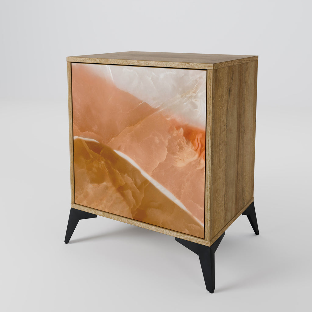 SANDHILLS SPLENDOUR Sideboard mit 1 Tür in Eiche-Optik